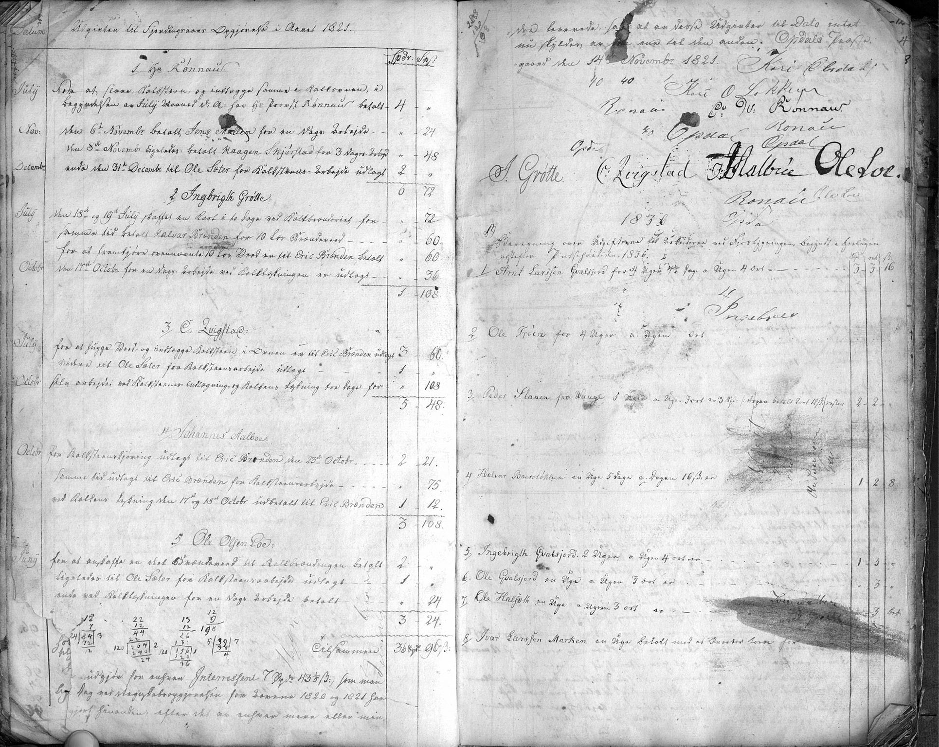 Lærer Ingebrigt O. Grøtte (Oppdal), TIKA/PA-1071/H/L0002: Dagbok , 1811-1870