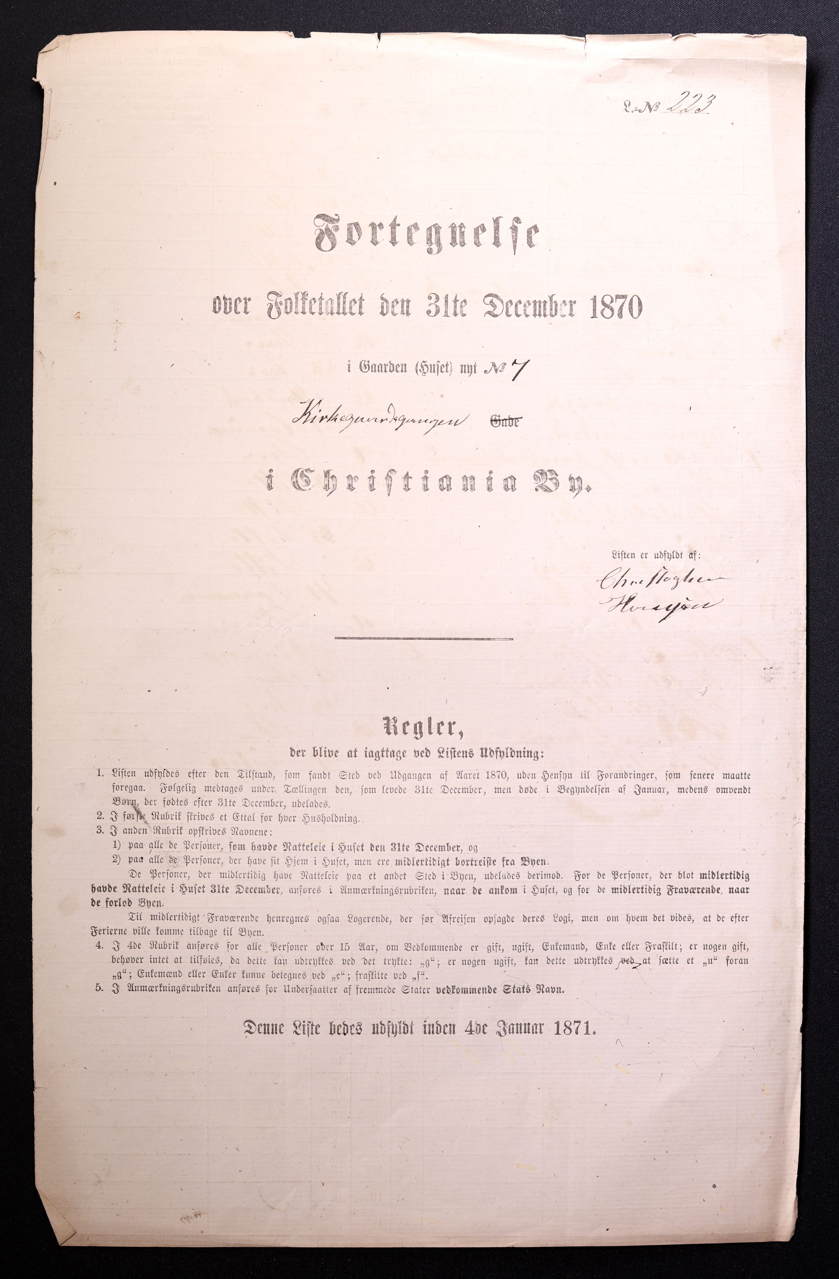 RA, Folketelling 1870 for 0301 Kristiania kjøpstad, 1870, s. 1521