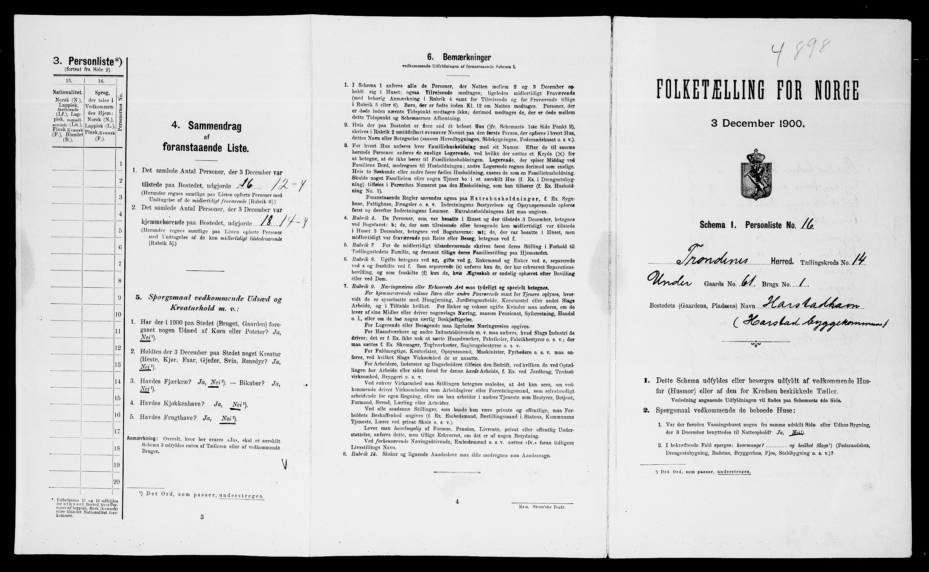 SATØ, Folketelling 1900 for 1914 Trondenes herred, 1900, s. 1681
