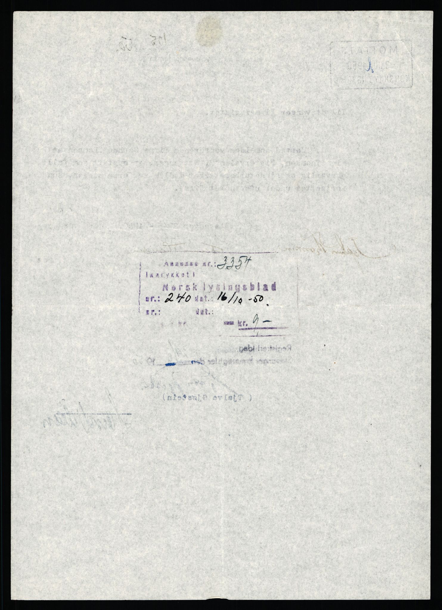 Stavanger byfogd, AV/SAST-A-101408/002/J/Jd/Jde/L0004: Registreringsmeldinger og bilag. Enkeltmannsforetak, 1001-1350, 1891-1990, s. 419