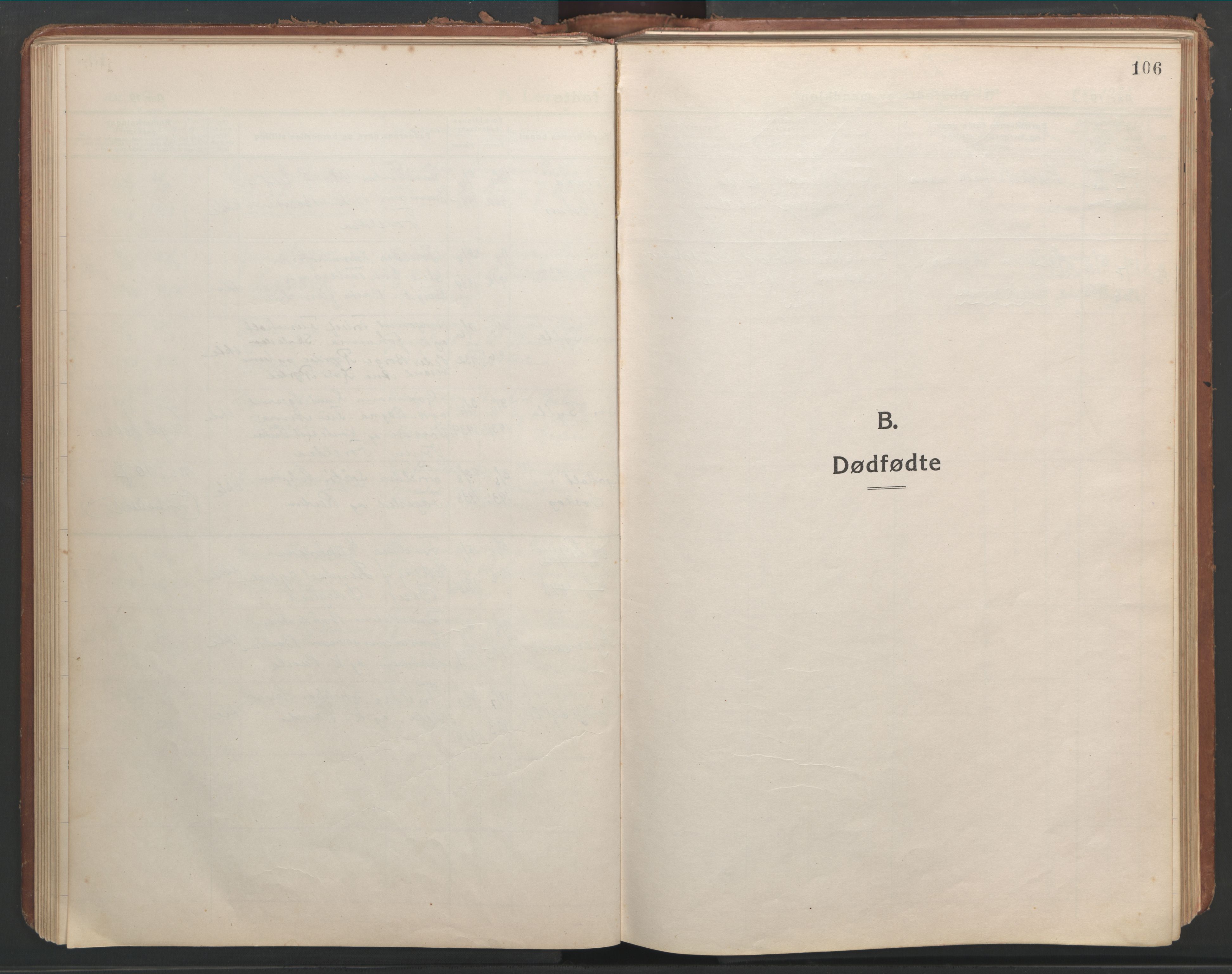 Ministerialprotokoller, klokkerbøker og fødselsregistre - Møre og Romsdal, SAT/A-1454/541/L0548: Klokkerbok nr. 541C03, 1921-1960, s. 106