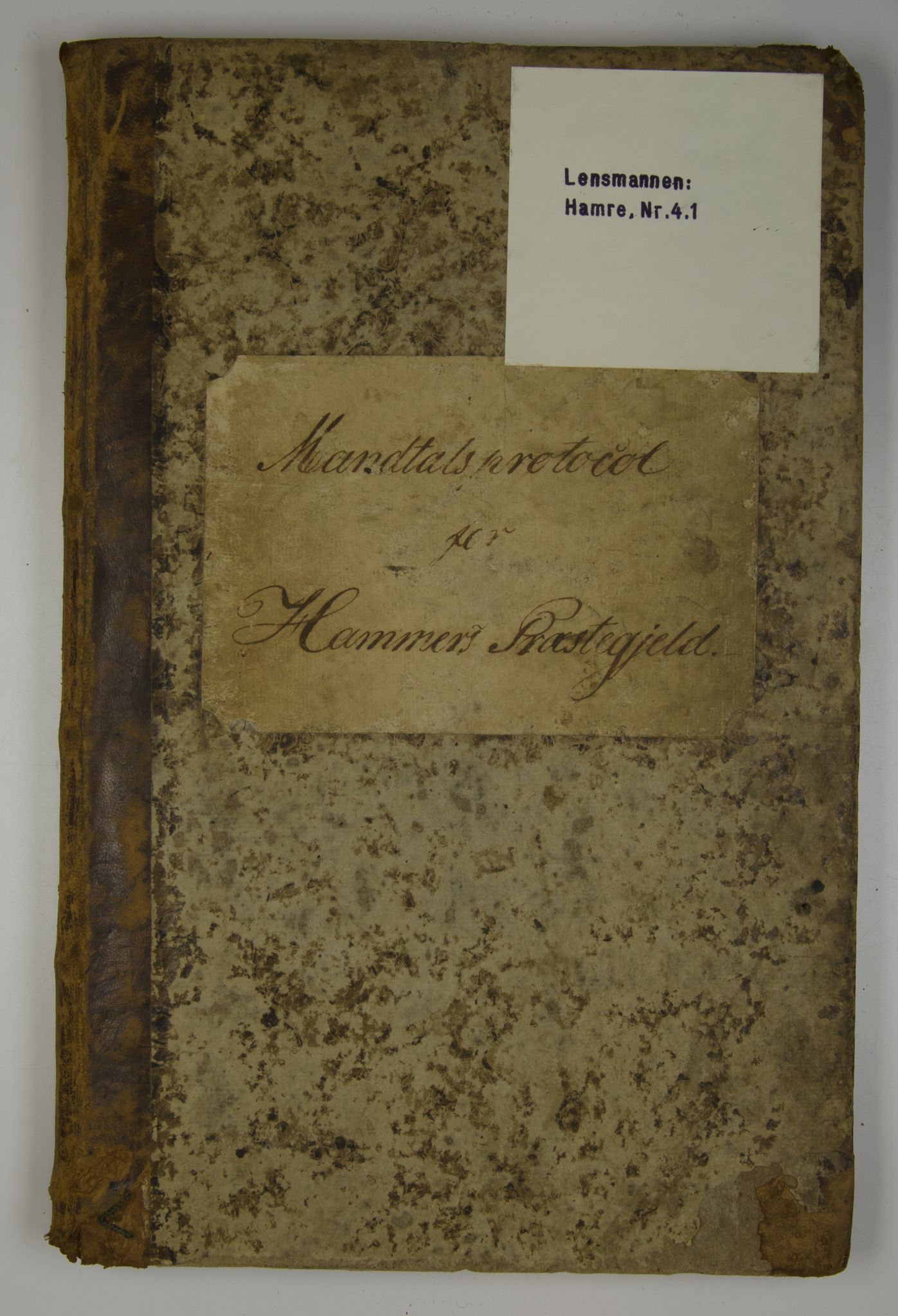 Lensmannen i Hamre, SAB/A-32601/0004/L0001: Manntalsprotokoll, 1829-1897