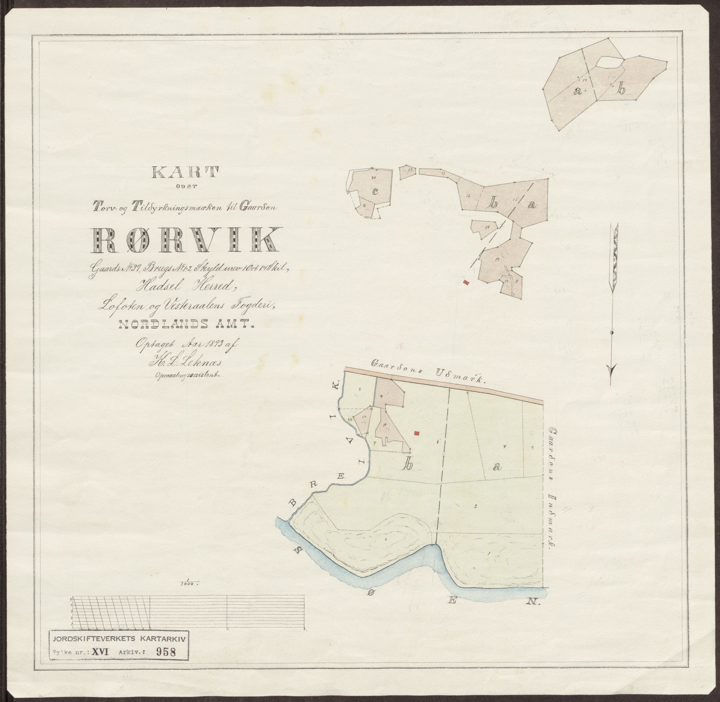 Jordskifteverkets kartarkiv, RA/S-3929/T, 1859-1988, s. 1106