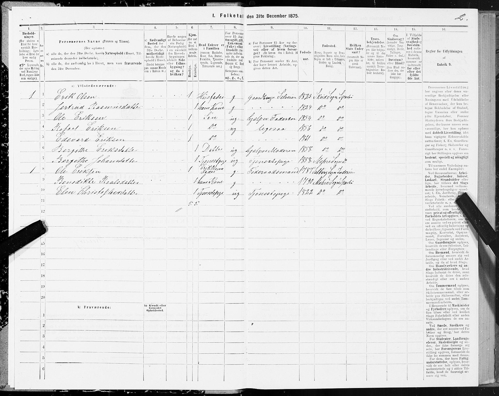 SAT, Folketelling 1875 for 1731P Sparbu prestegjeld, 1875, s. 5002