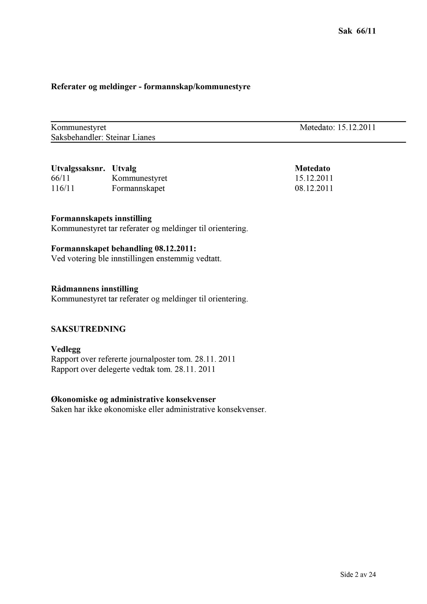 Klæbu Kommune, TRKO/KK/01-KS/L004: Kommunestyret - Møtedokumenter, 2011, s. 2345