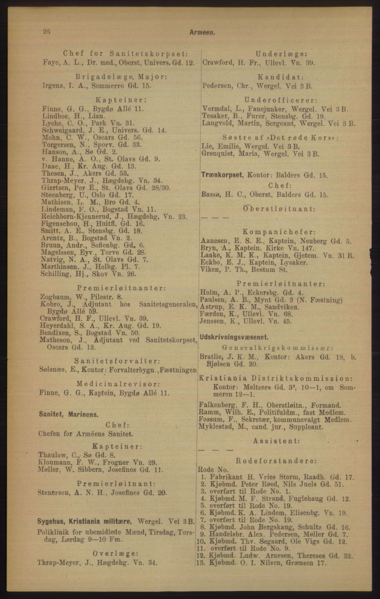 Kristiania/Oslo adressebok, PUBL/-, 1906, s. 26