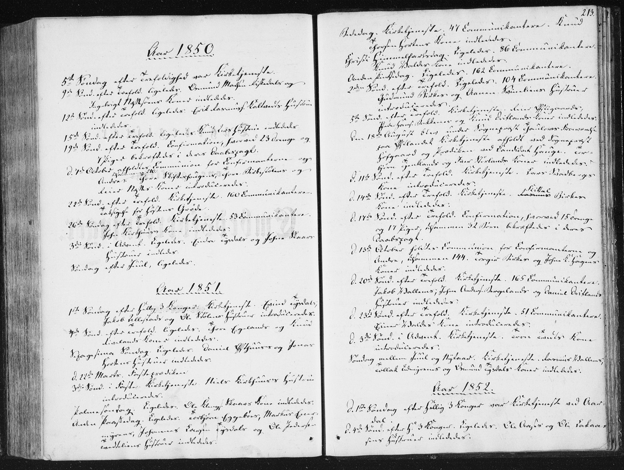 Hjelmeland sokneprestkontor, AV/SAST-A-101843/01/IV/L0008: Ministerialbok nr. A 8, 1842-1861, s. 213