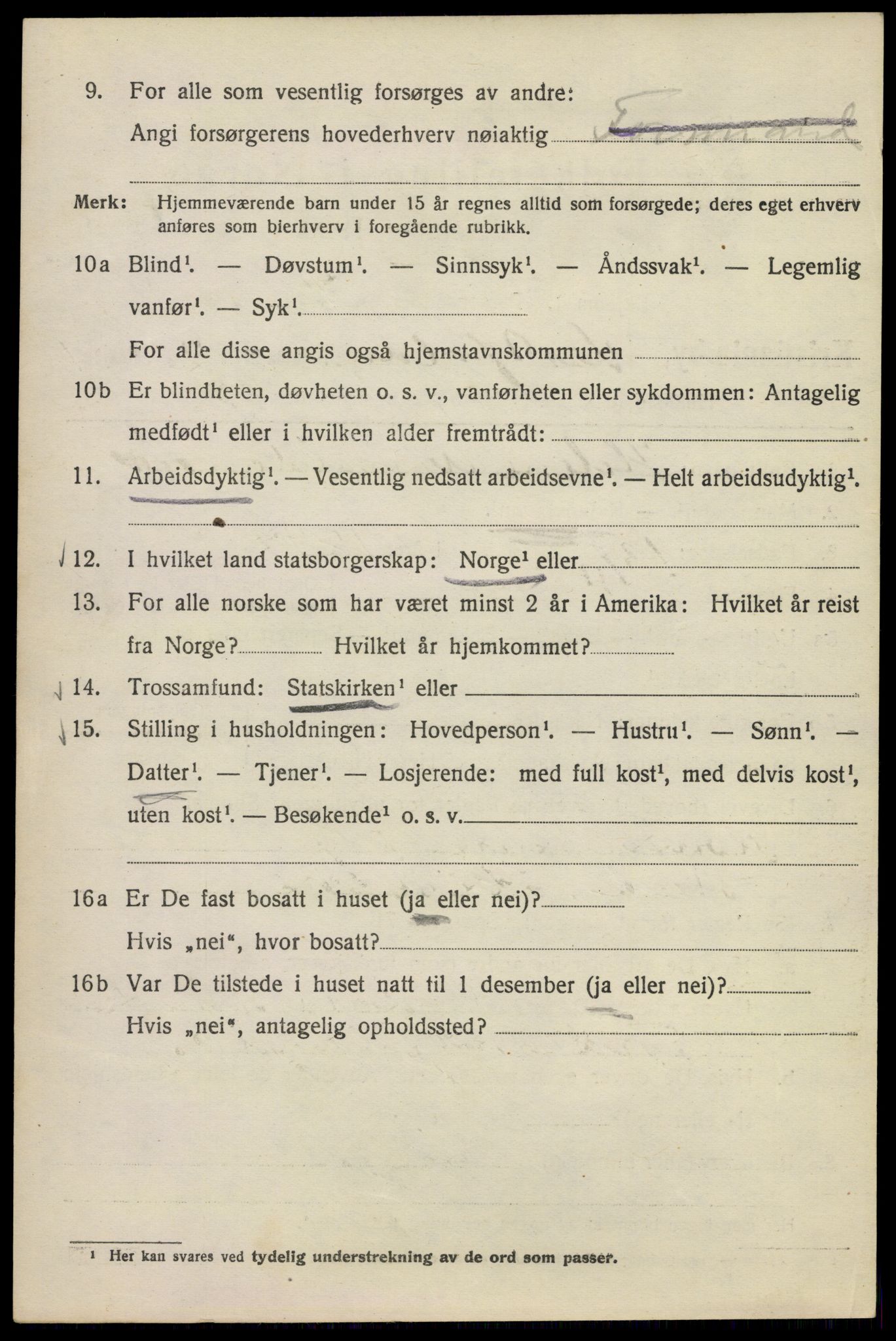 SAO, Folketelling 1920 for 0301 Kristiania kjøpstad, 1920, s. 631674