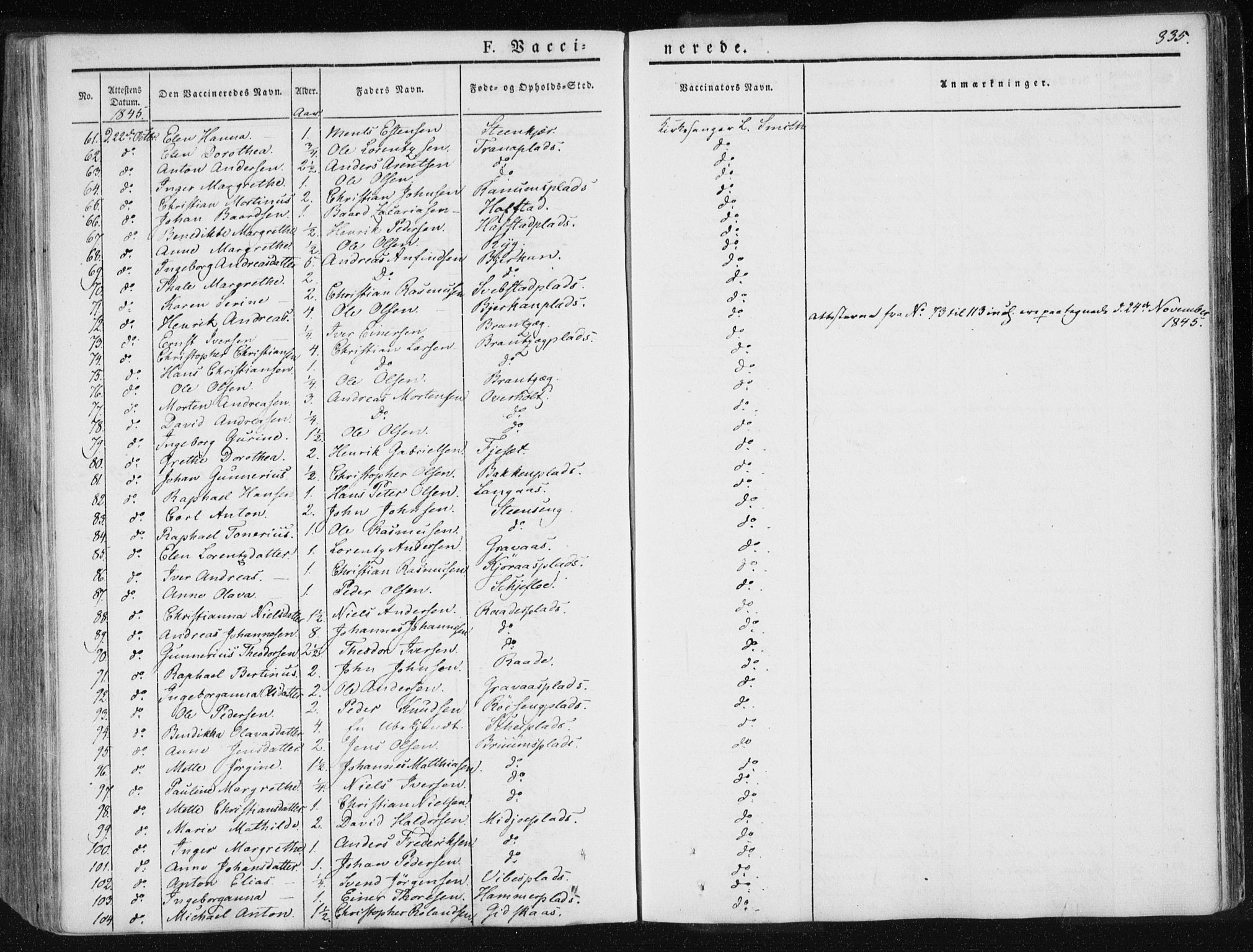 Ministerialprotokoller, klokkerbøker og fødselsregistre - Nord-Trøndelag, SAT/A-1458/735/L0339: Ministerialbok nr. 735A06 /1, 1836-1848, s. 335