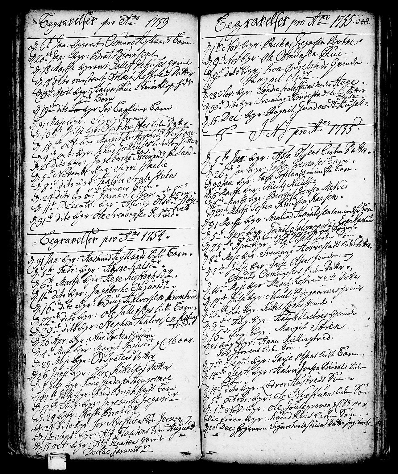 Vinje kirkebøker, SAKO/A-312/F/Fa/L0001: Ministerialbok nr. I 1, 1717-1766, s. 148