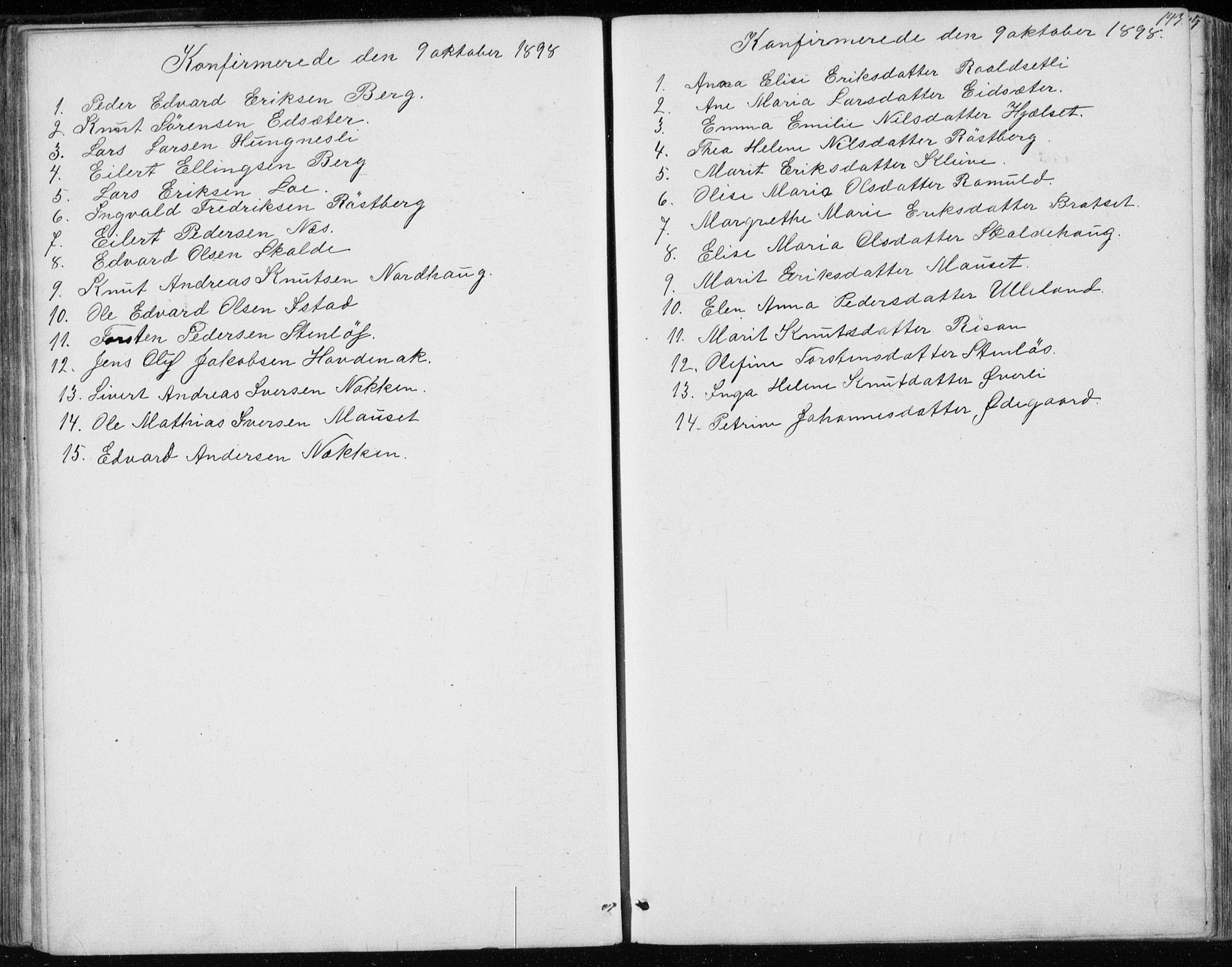 Ministerialprotokoller, klokkerbøker og fødselsregistre - Møre og Romsdal, AV/SAT-A-1454/557/L0684: Klokkerbok nr. 557C02, 1863-1944, s. 143