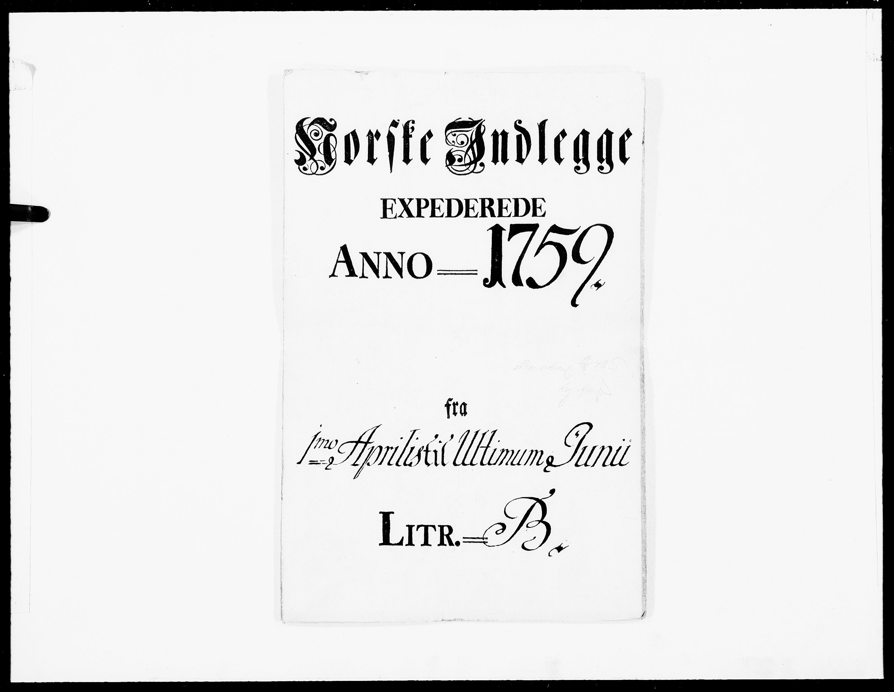 Danske Kanselli 1572-1799, RA/EA-3023/F/Fc/Fcc/Fcca/L0177: Norske innlegg 1572-1799, 1759, s. 198