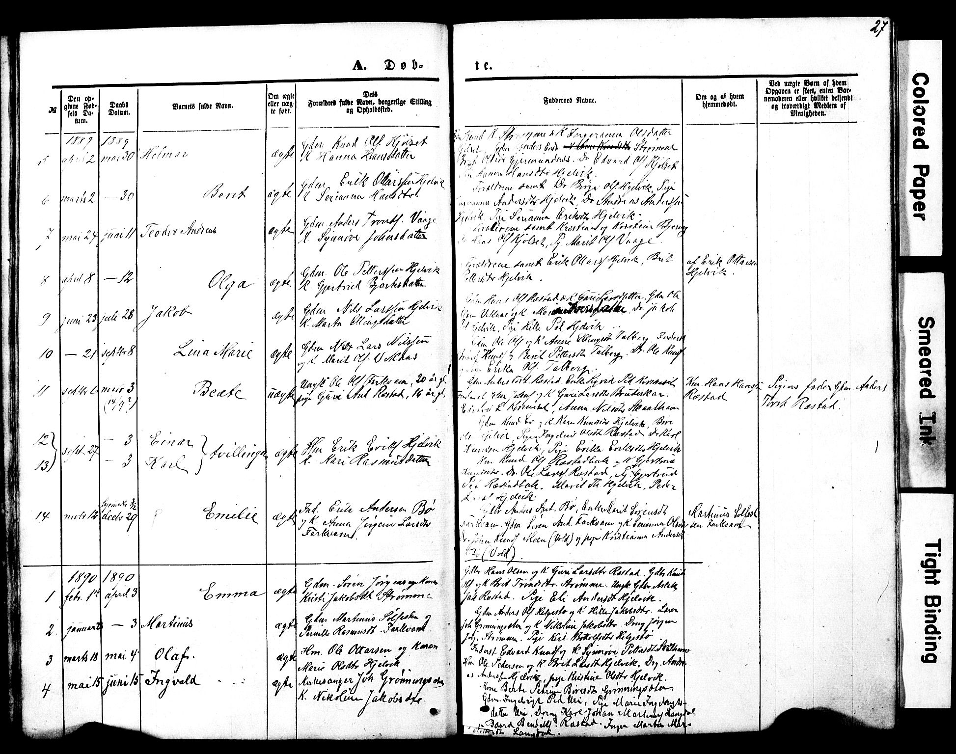 Ministerialprotokoller, klokkerbøker og fødselsregistre - Møre og Romsdal, AV/SAT-A-1454/550/L0618: Klokkerbok nr. 550C01, 1870-1927, s. 27