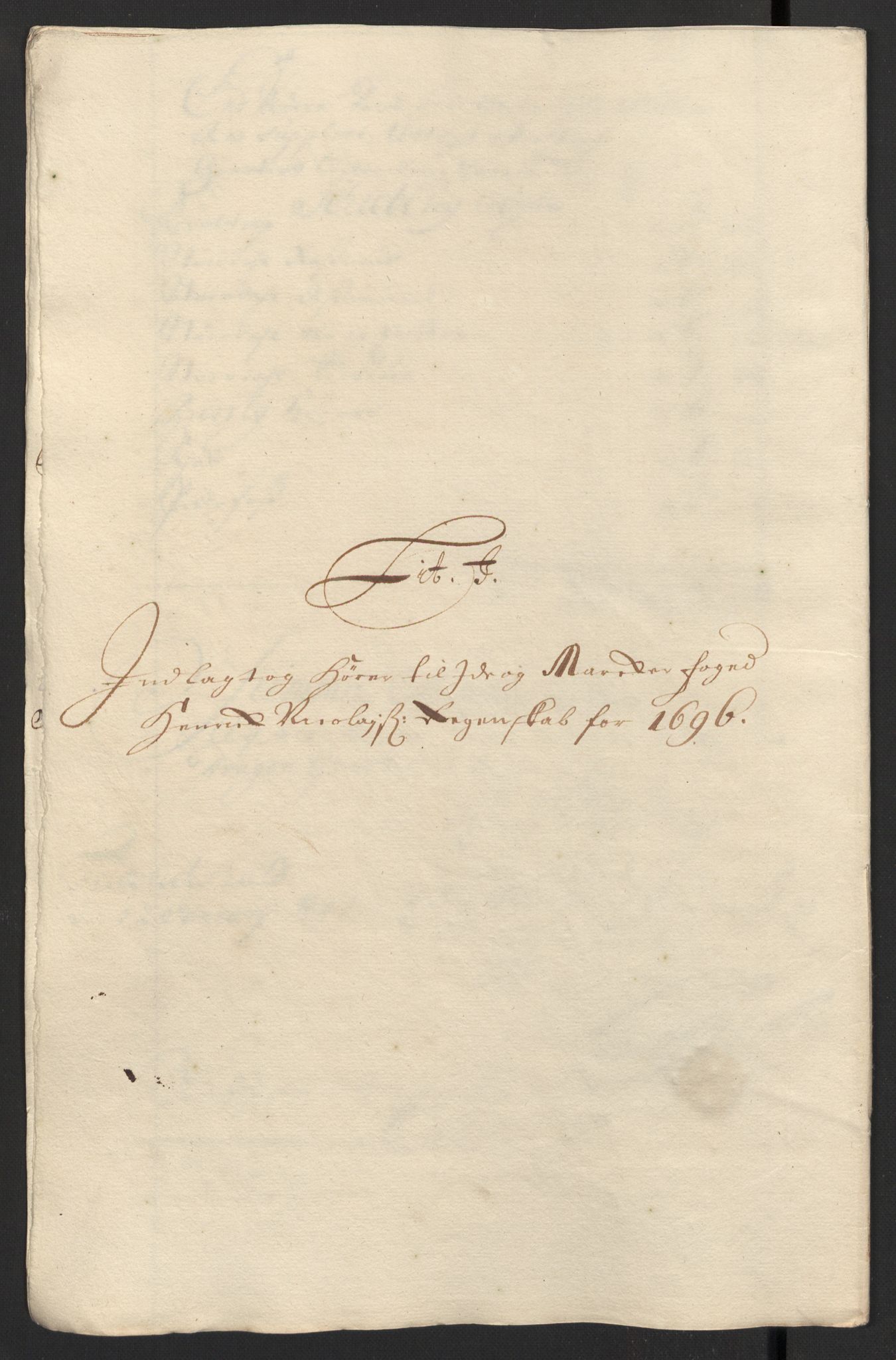 Rentekammeret inntil 1814, Reviderte regnskaper, Fogderegnskap, AV/RA-EA-4092/R01/L0013: Fogderegnskap Idd og Marker, 1696-1698, s. 142