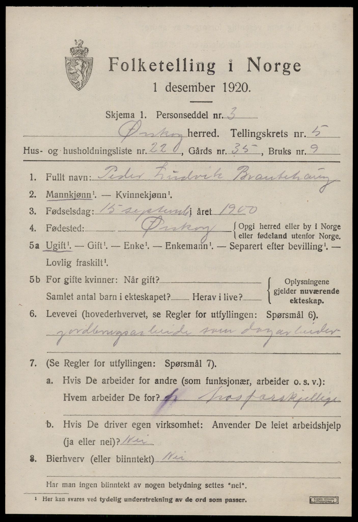 SAT, Folketelling 1920 for 1527 Ørskog herred, 1920, s. 3294