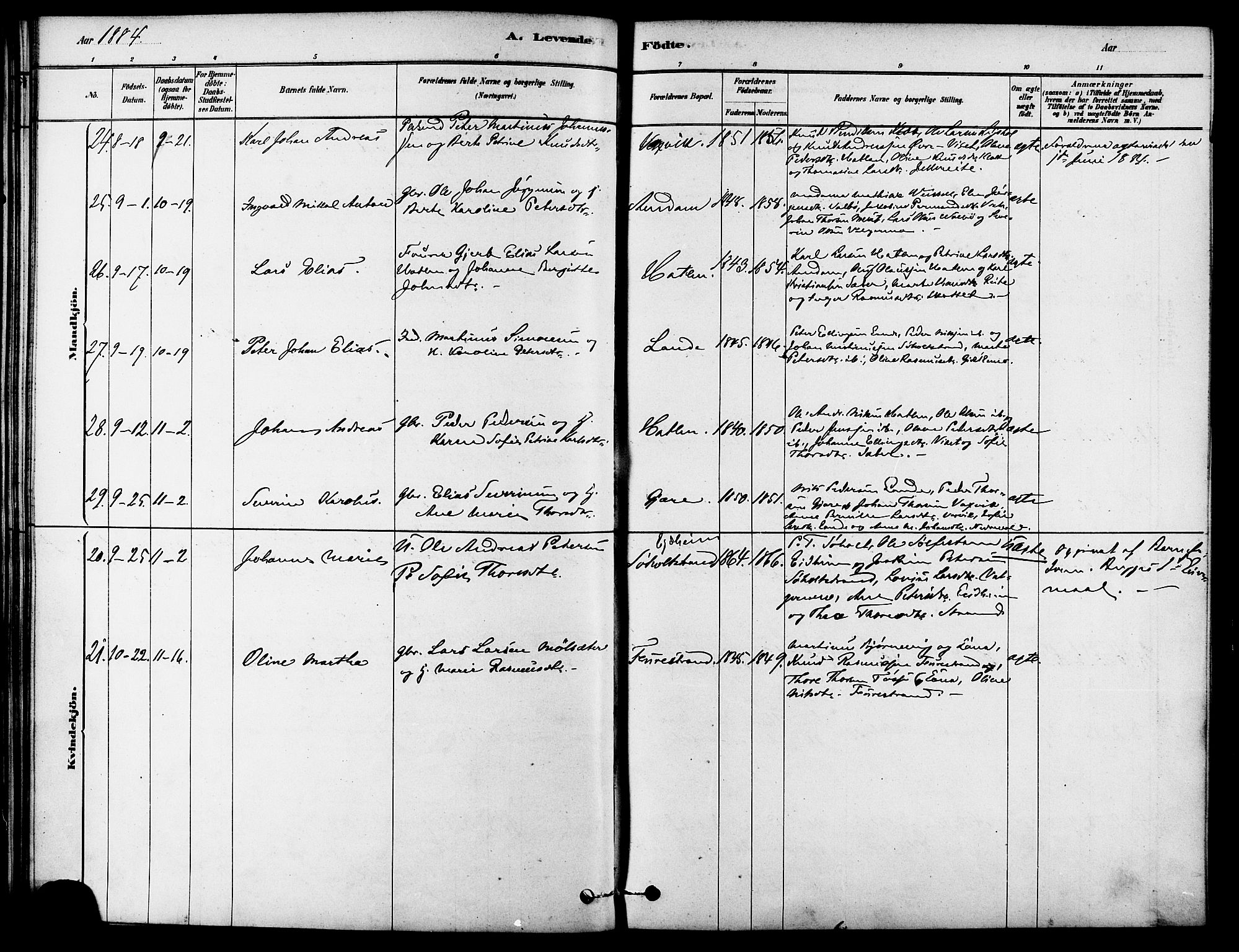 Ministerialprotokoller, klokkerbøker og fødselsregistre - Møre og Romsdal, AV/SAT-A-1454/522/L0315: Ministerialbok nr. 522A10, 1878-1890