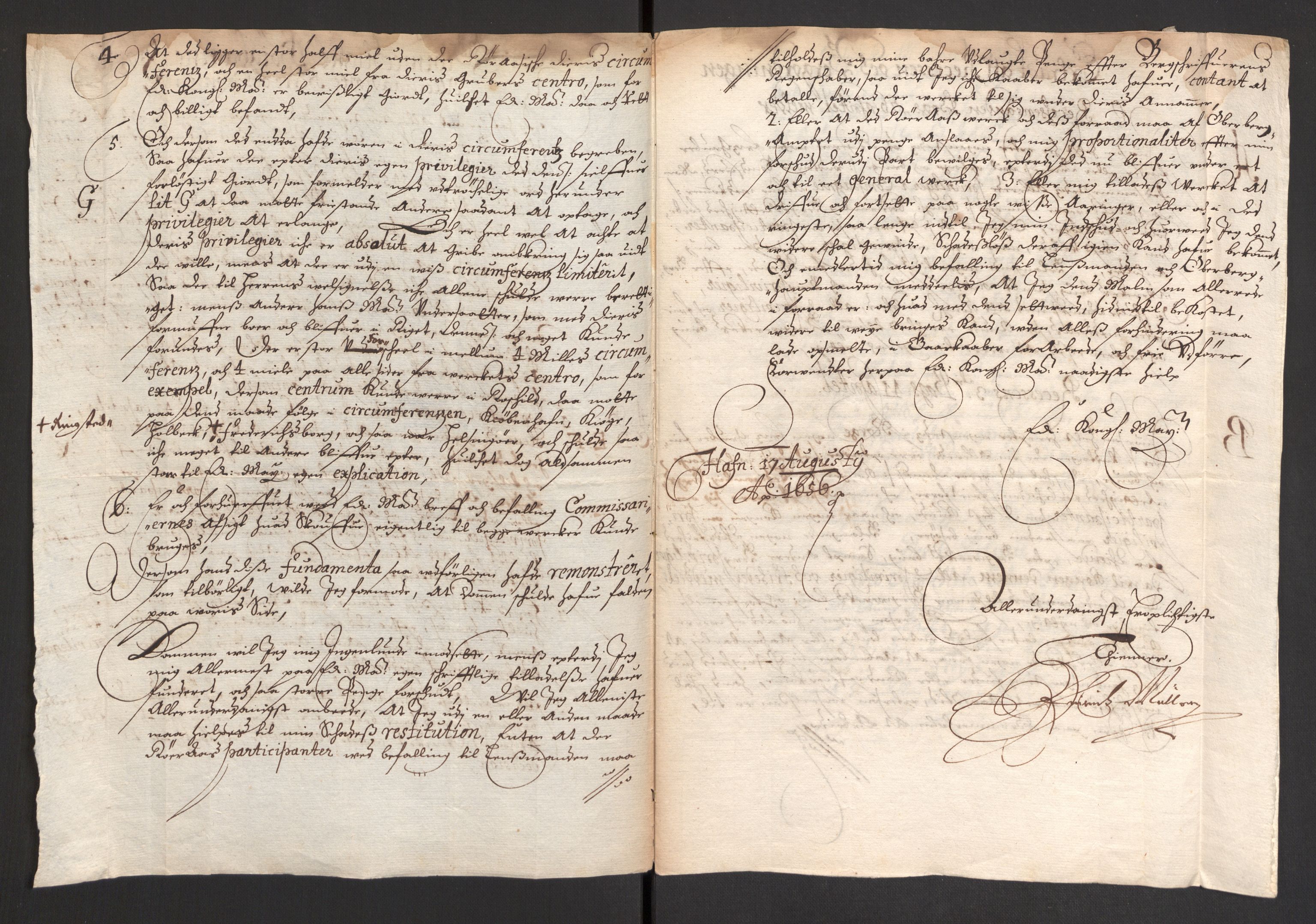Danske Kanselli 1572-1799, AV/RA-EA-3023/F/Fc/Fcc/Fcca/L0017: Norske innlegg 1572-1799, 1656, s. 168