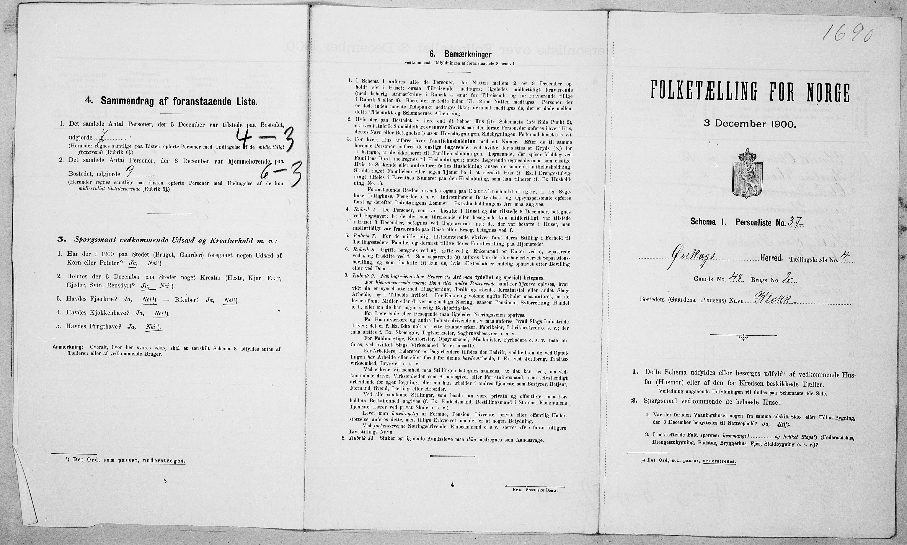 SAT, Folketelling 1900 for 1527 Ørskog herred, 1900, s. 593