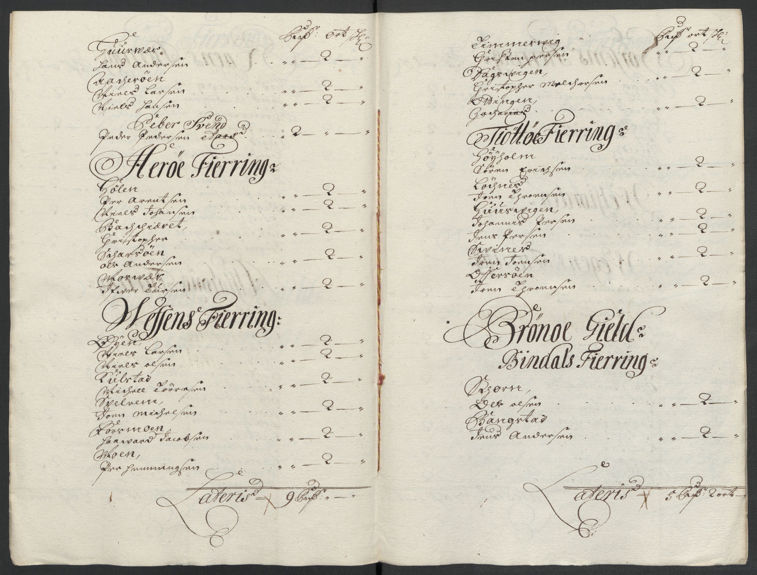 Rentekammeret inntil 1814, Reviderte regnskaper, Fogderegnskap, RA/EA-4092/R65/L4508: Fogderegnskap Helgeland, 1702-1705, s. 331