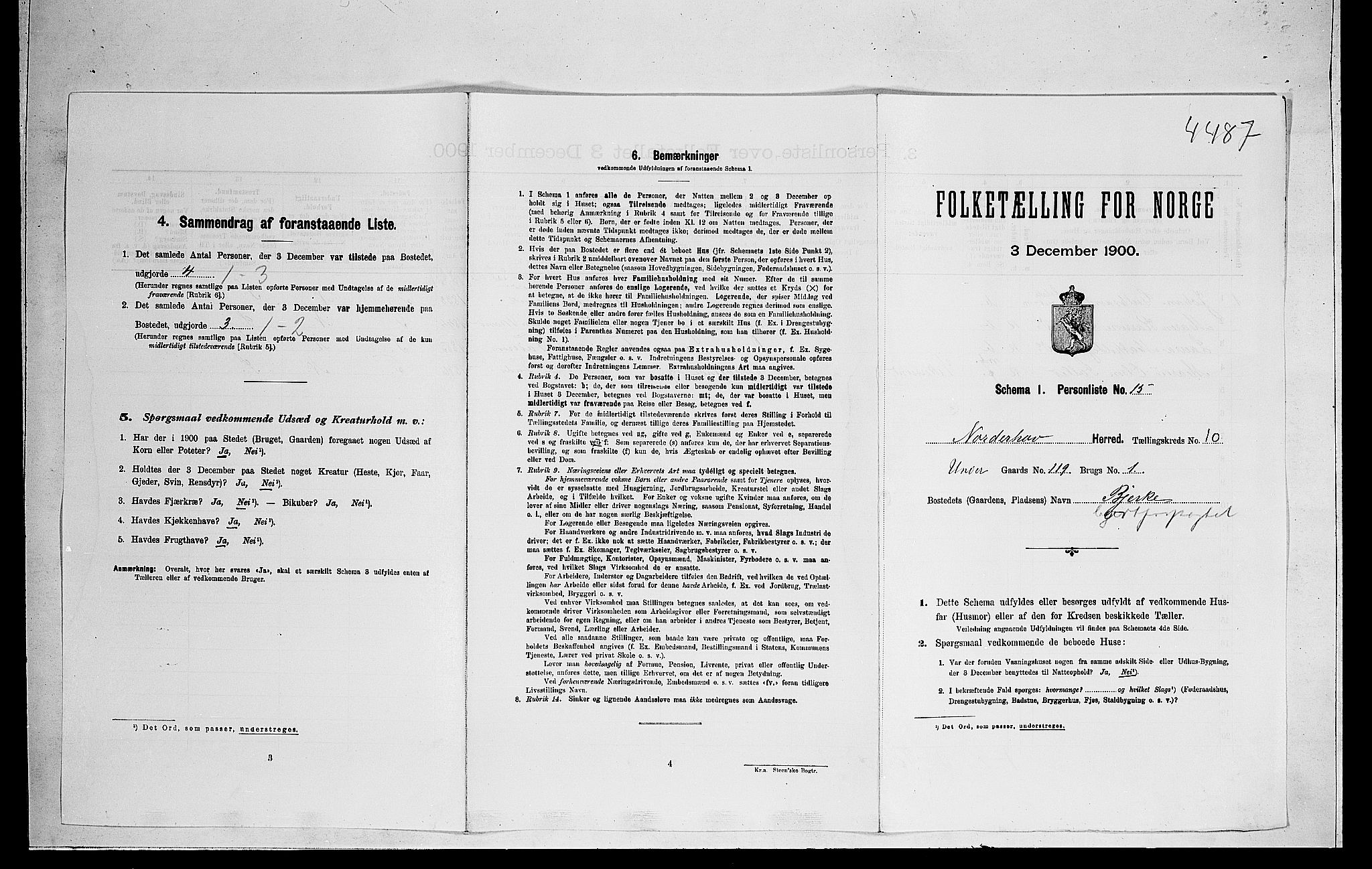 RA, Folketelling 1900 for 0613 Norderhov herred, 1900, s. 2317
