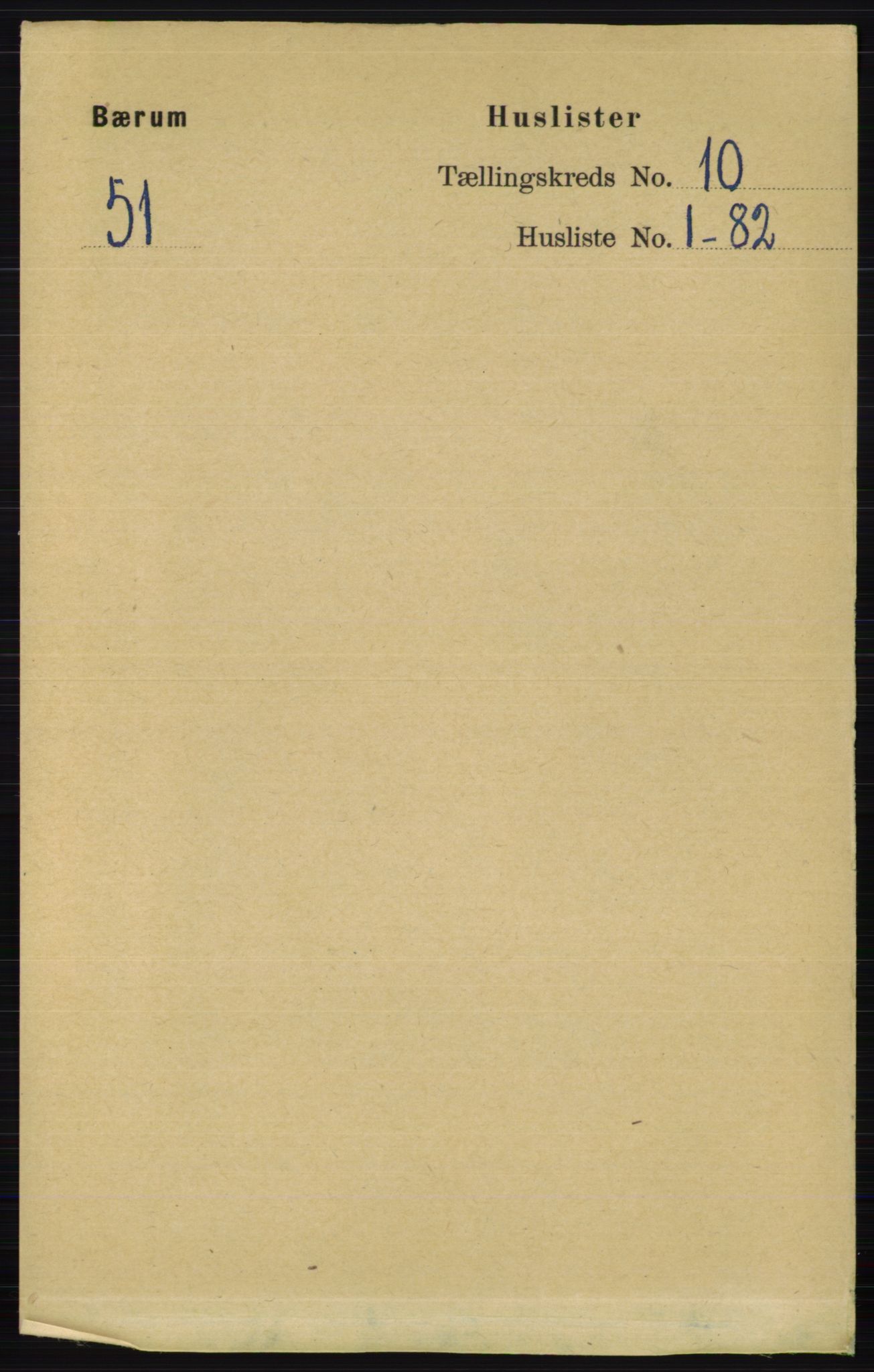 RA, Folketelling 1891 for 0219 Bærum herred, 1891, s. 6288
