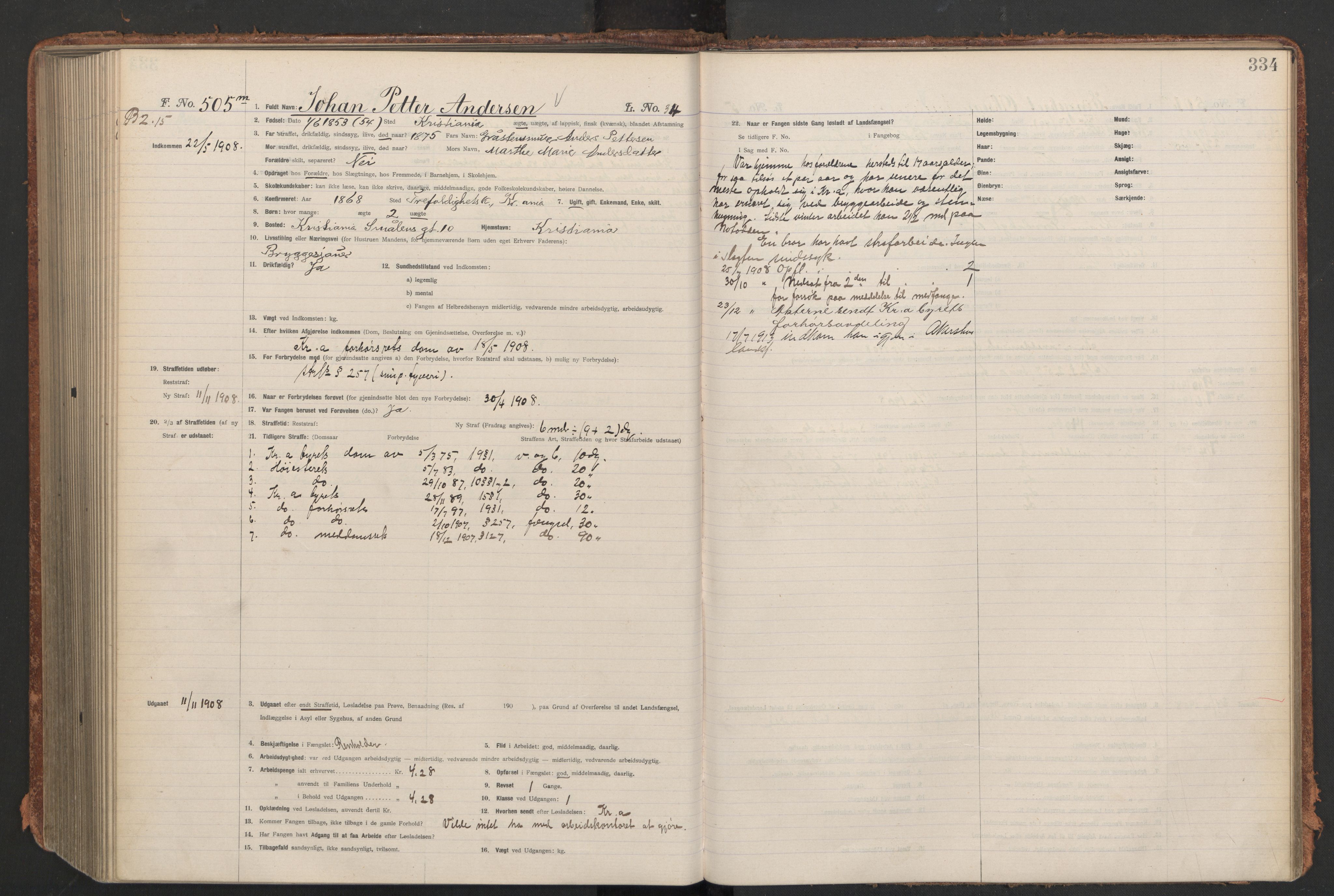 Botsfengslet, RA/S-1539/D/Db/Dbb/L0041: 172m - 530m, 1907-1908, s. 334