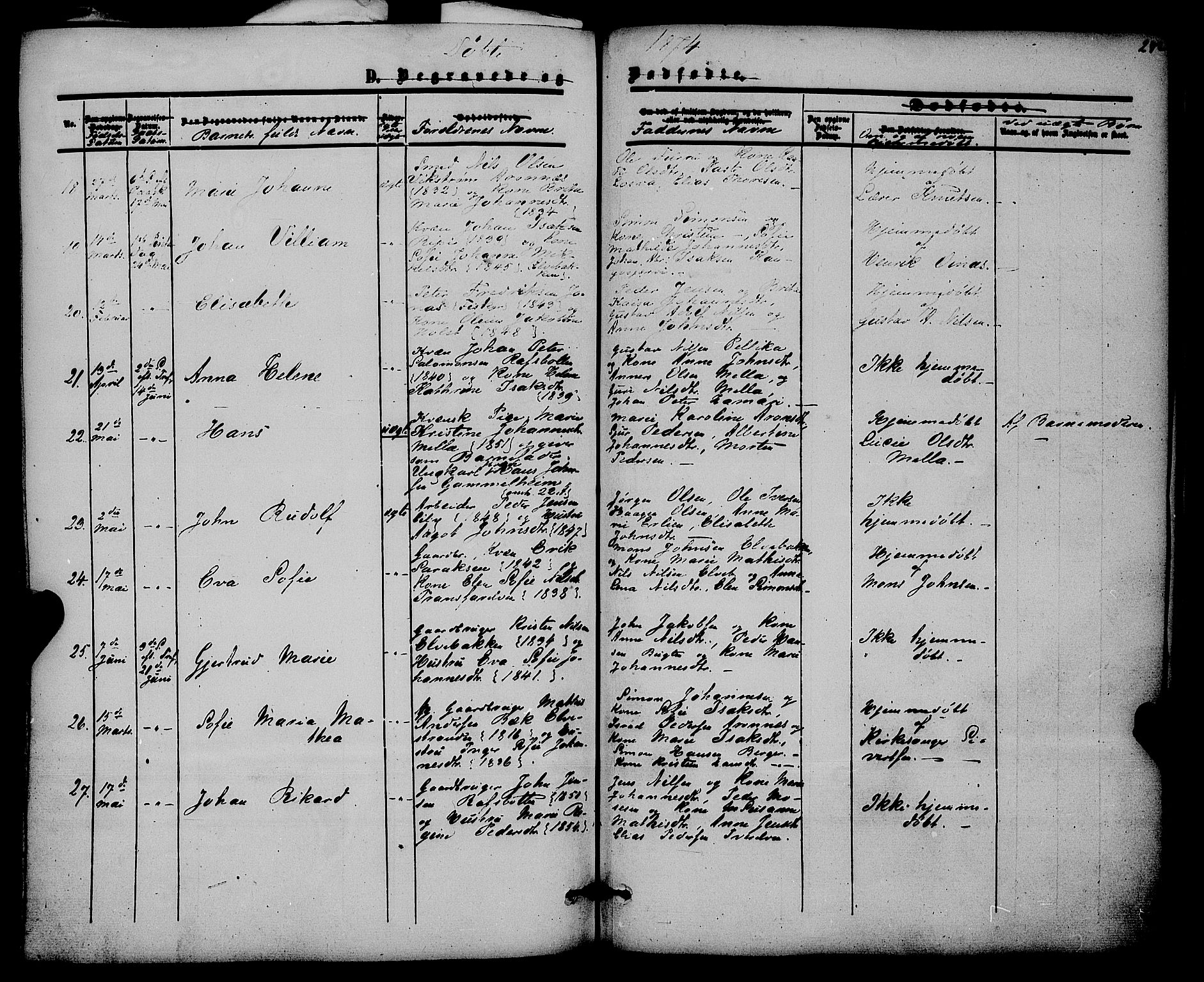 Alta sokneprestkontor, AV/SATØ-S-1338/H/Ha/L0001.kirke: Ministerialbok nr. 1, 1858-1878, s. 242