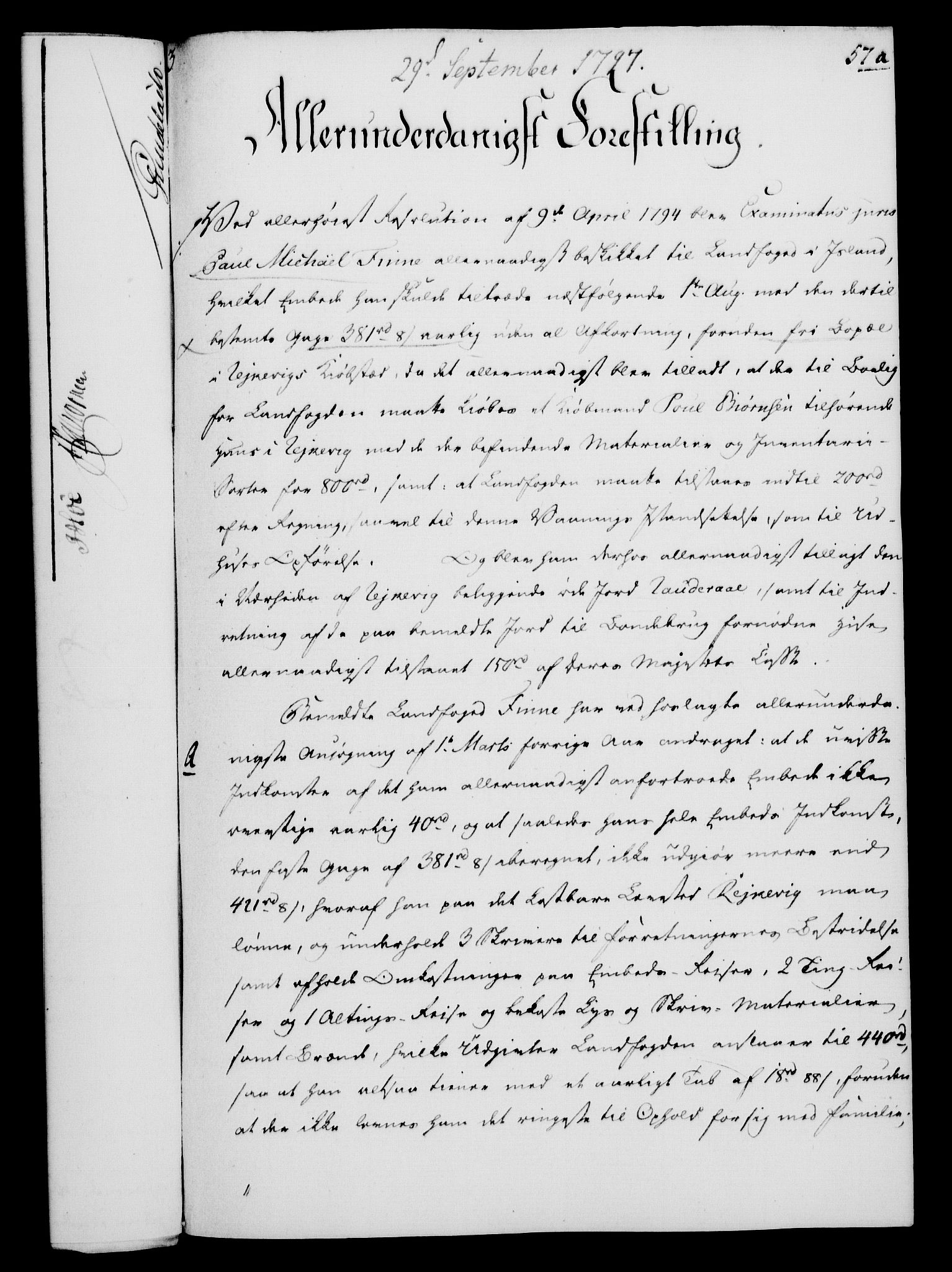Rentekammeret, Kammerkanselliet, AV/RA-EA-3111/G/Gf/Gfa/L0079: Norsk relasjons- og resolusjonsprotokoll (merket RK 52.79), 1797, s. 292