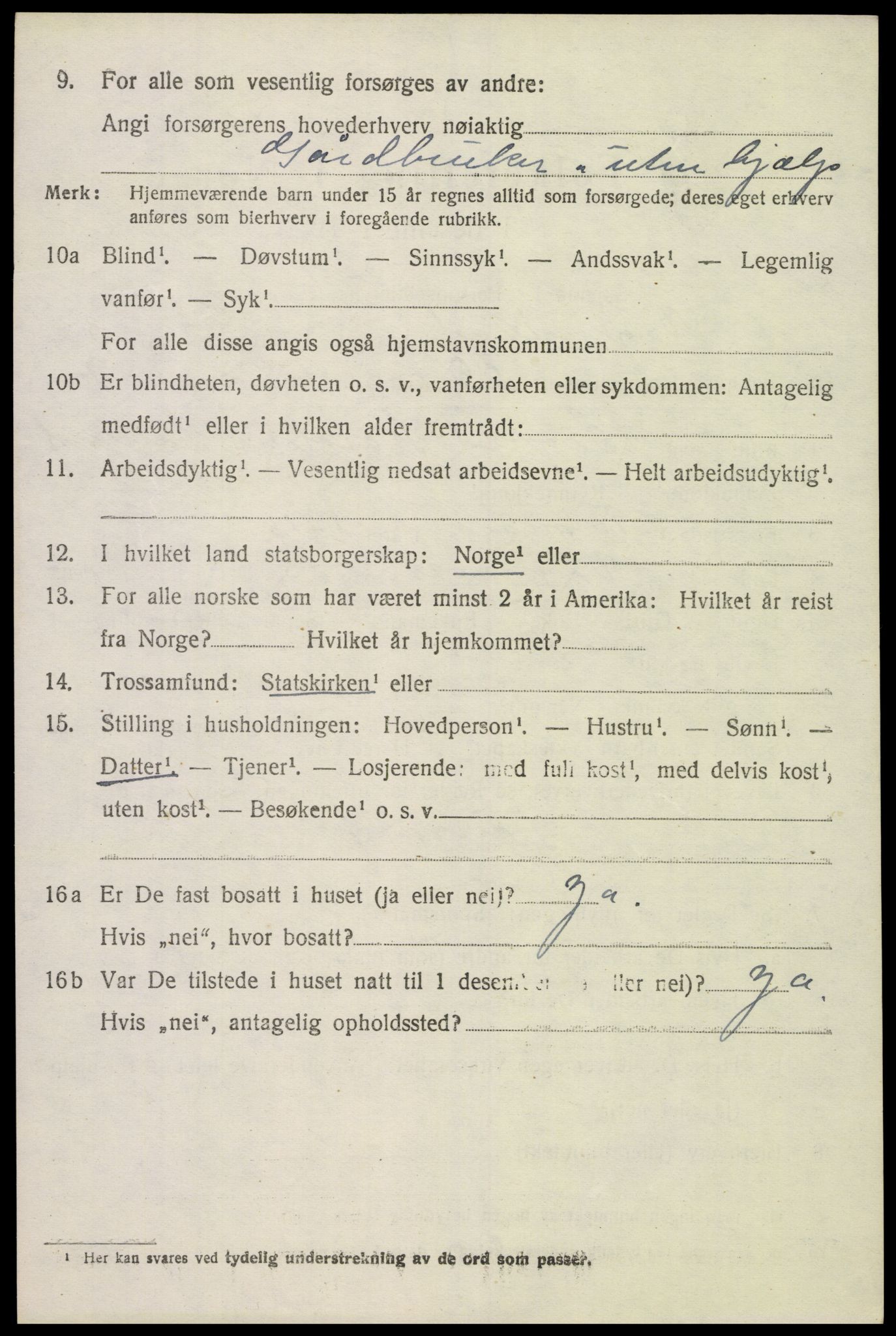 SAK, Folketelling 1920 for 1028 Vigmostad herred, 1920, s. 1148