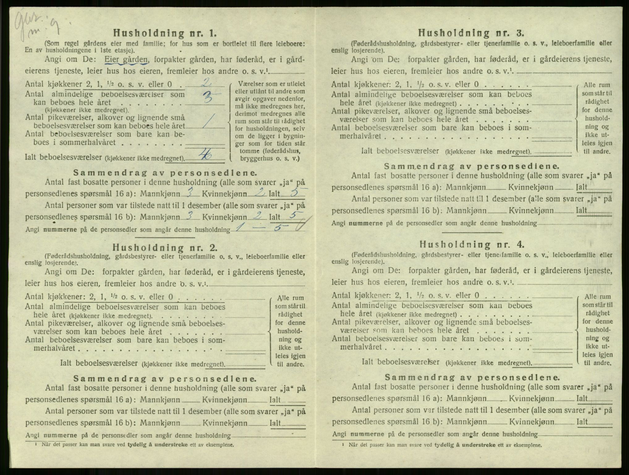 SAKO, Folketelling 1920 for 0719 Andebu herred, 1920, s. 920