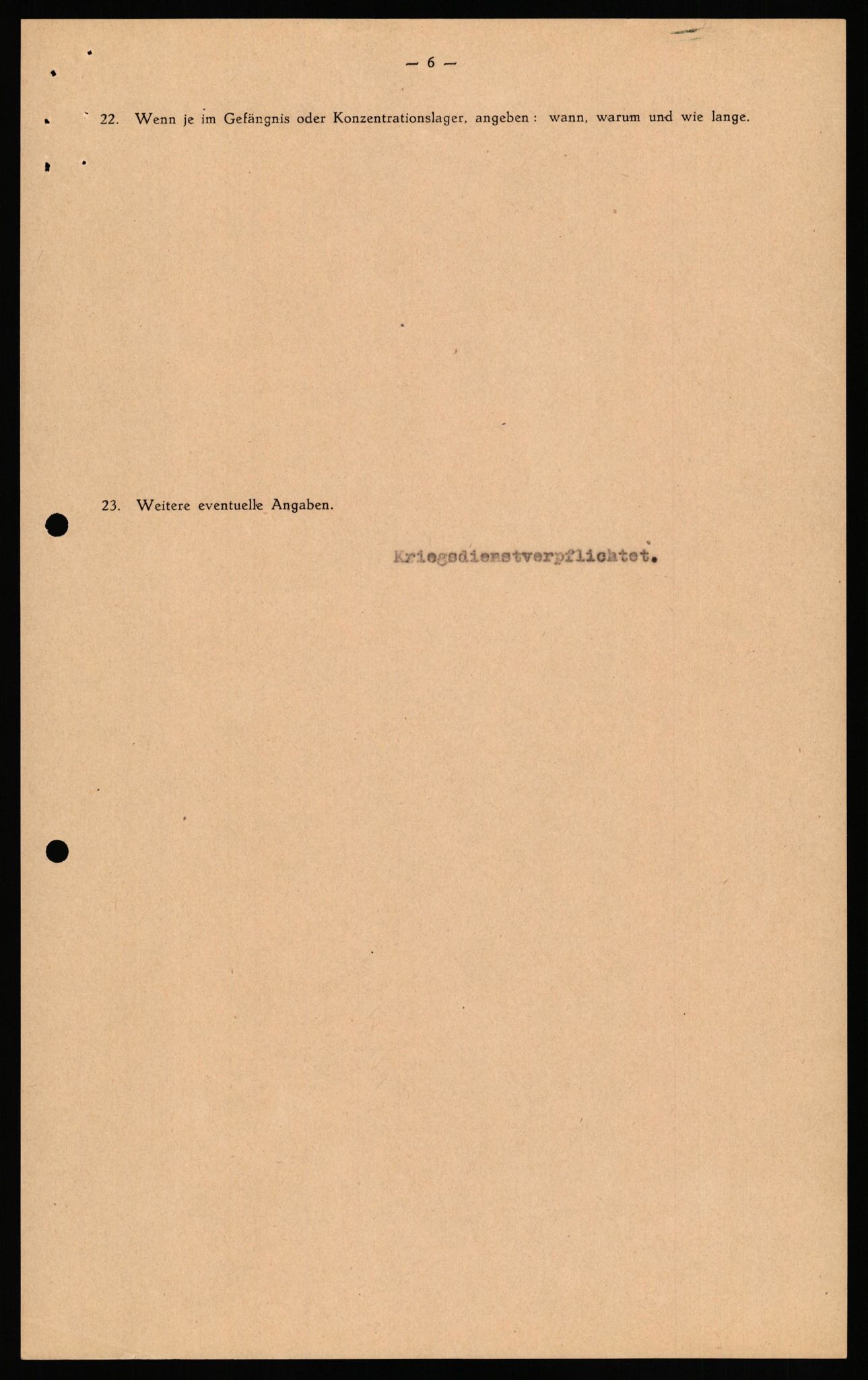 Forsvaret, Forsvarets overkommando II, AV/RA-RAFA-3915/D/Db/L0039: CI Questionaires. Tyske okkupasjonsstyrker i Norge. Østerrikere., 1945-1946, s. 319