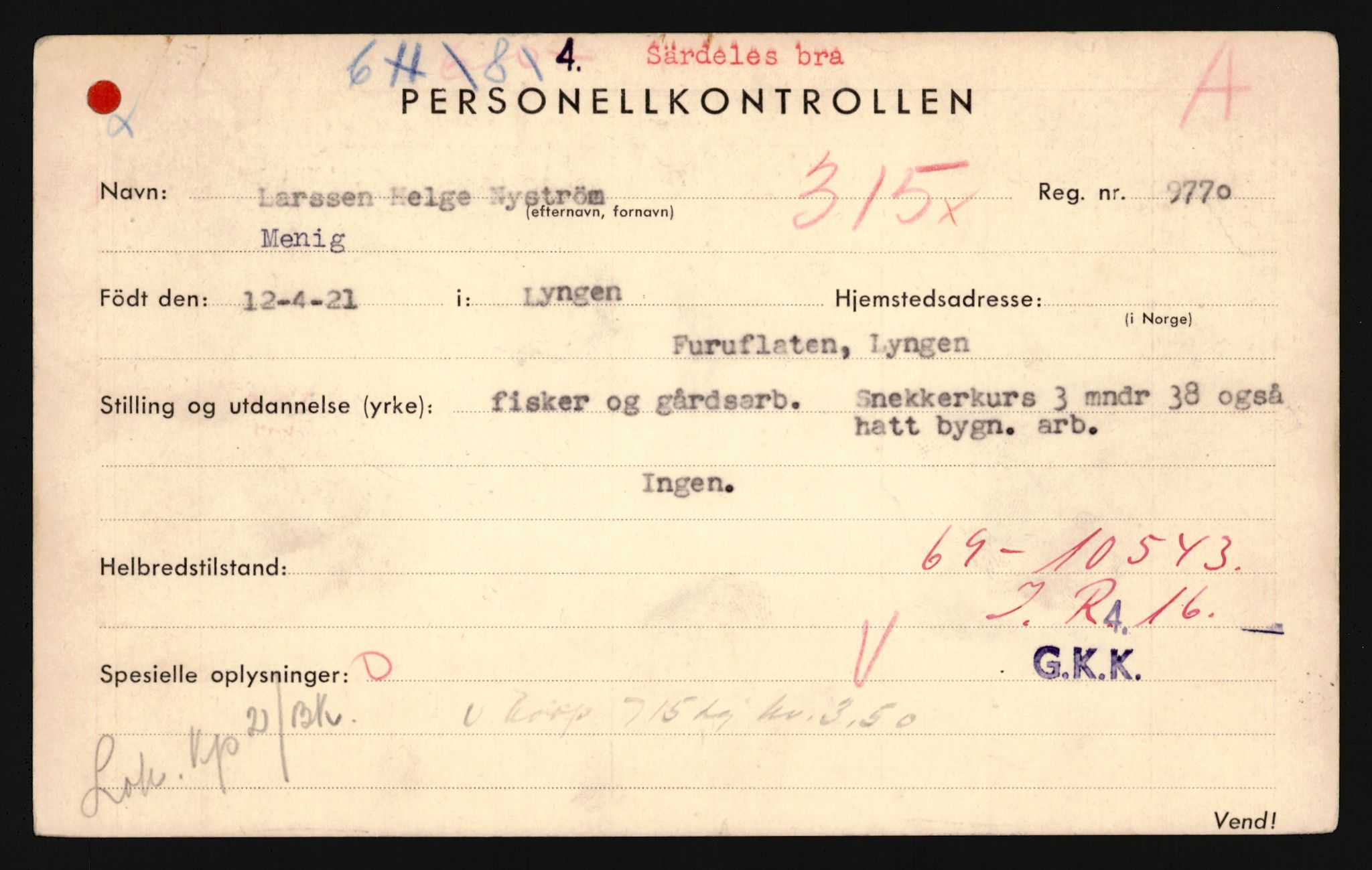 Forsvaret, Troms infanteriregiment nr. 16, AV/RA-RAFA-3146/P/Pa/L0024/0003: Rulleblad / Rulleblad for regimentets menige mannskaper, årsklasse 1942, 1942, s. 176