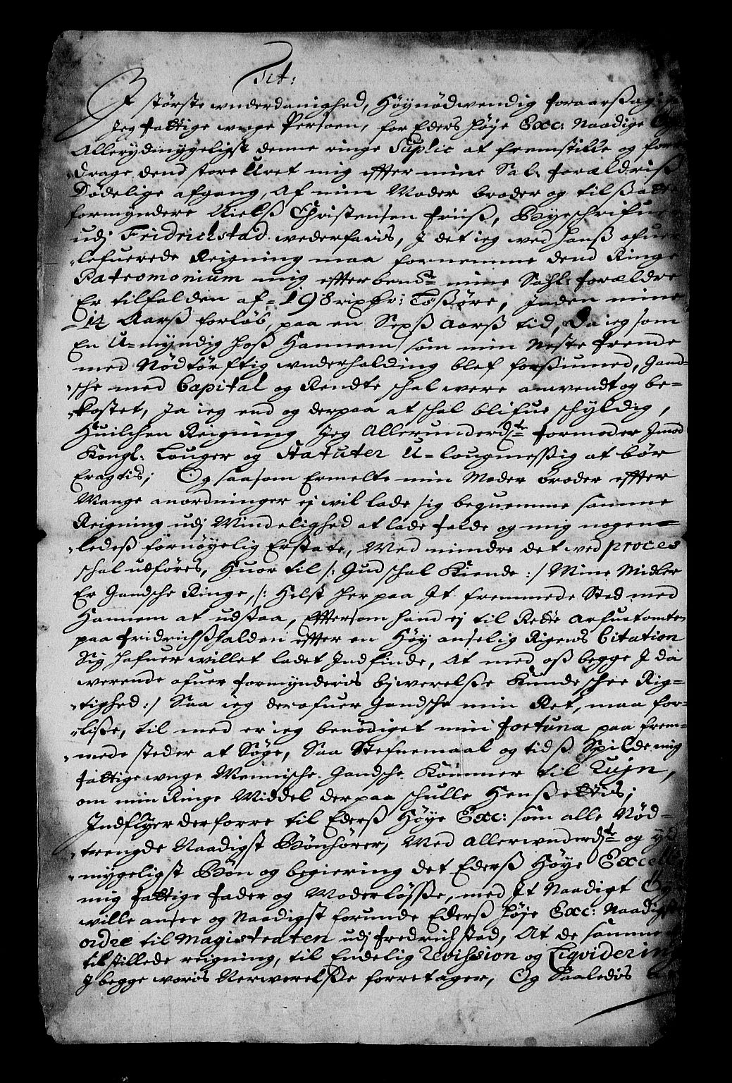 Stattholderembetet 1572-1771, AV/RA-EA-2870/Af/L0001: Avskrifter av vedlegg til originale supplikker, nummerert i samsvar med supplikkbøkene, 1683-1687, s. 7