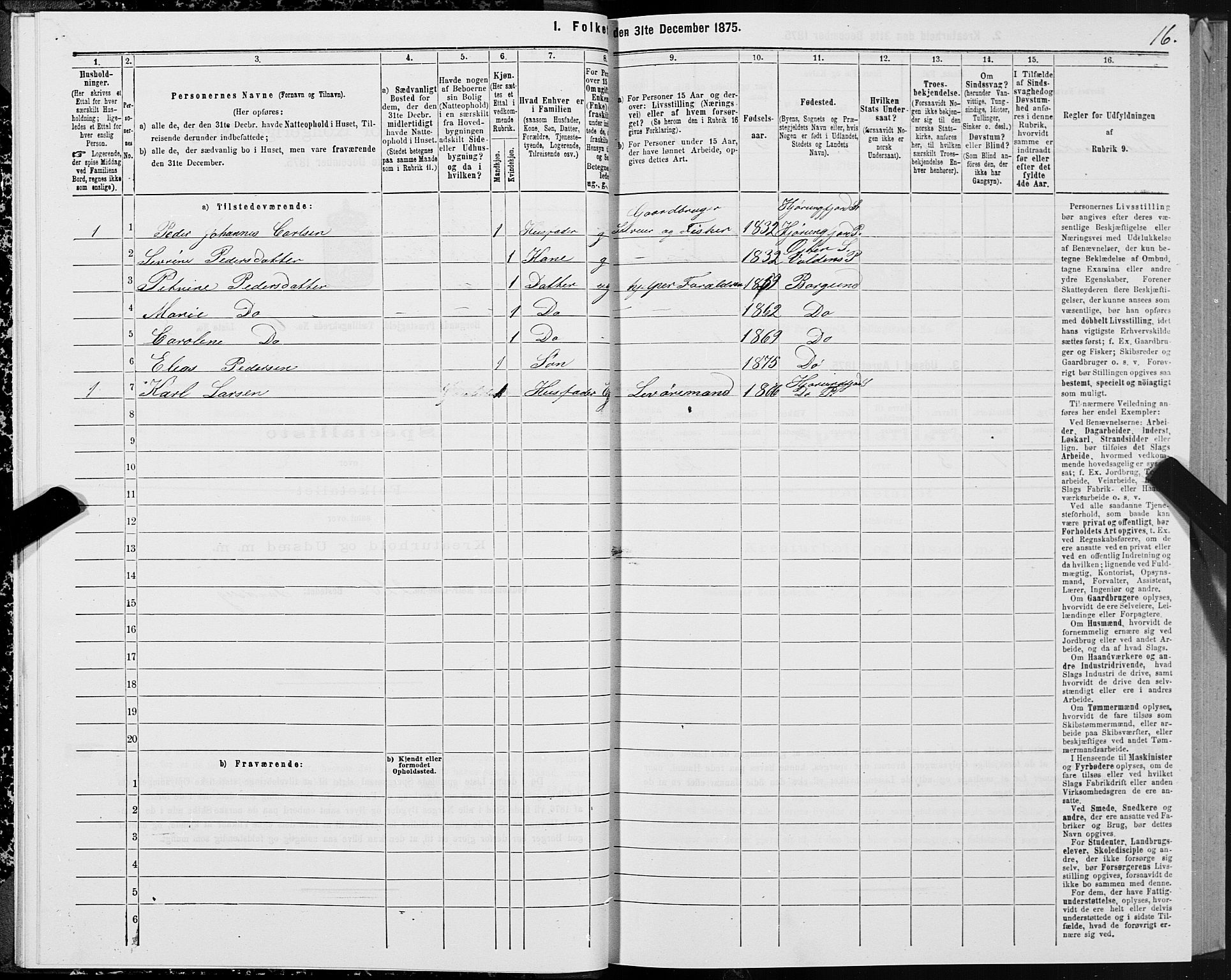 SAT, Folketelling 1875 for 1531P Borgund prestegjeld, 1875, s. 4016