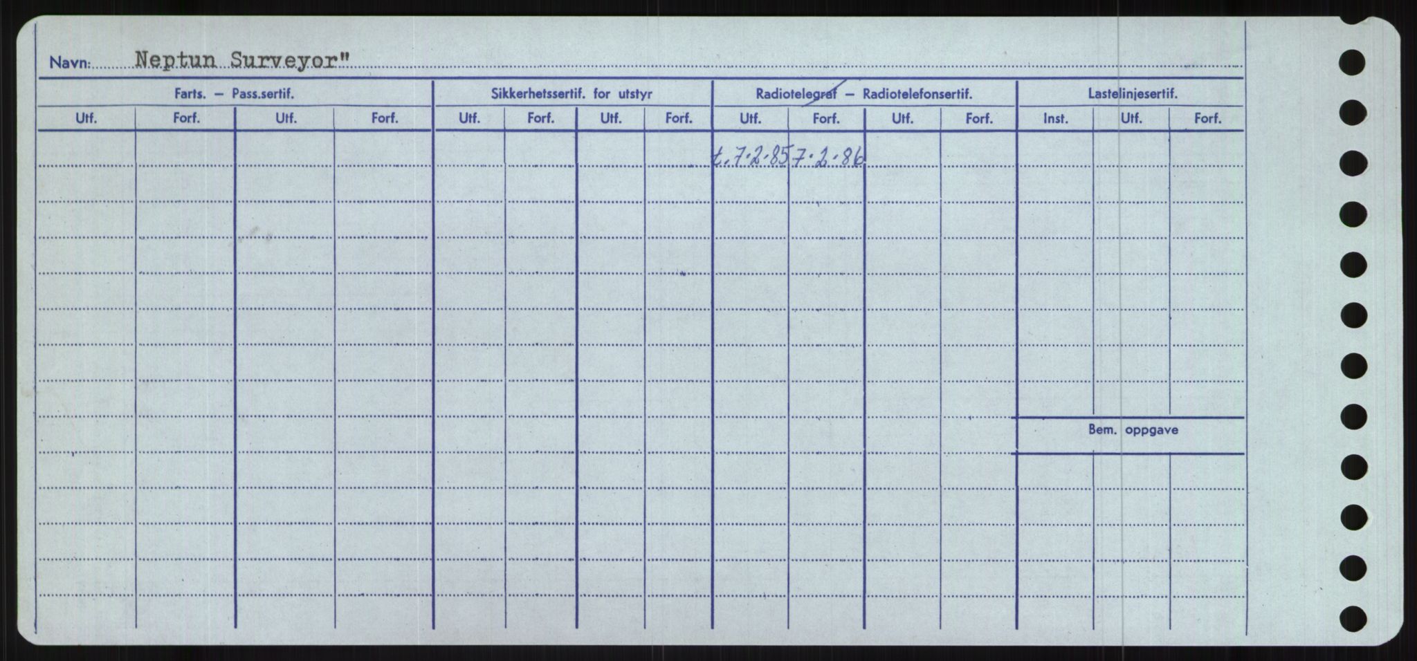 Sjøfartsdirektoratet med forløpere, Skipsmålingen, RA/S-1627/H/Ha/L0004/0001: Fartøy, Mas-R / Fartøy, Mas-Odd, s. 464