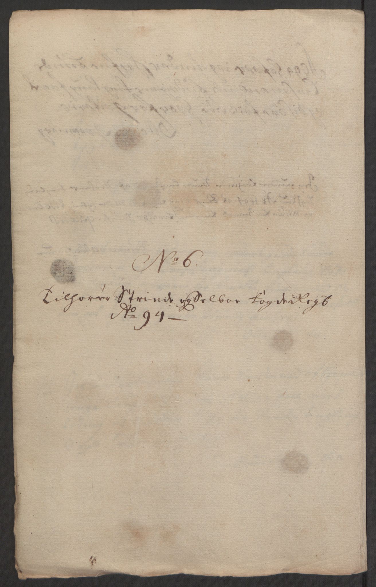 Rentekammeret inntil 1814, Reviderte regnskaper, Fogderegnskap, AV/RA-EA-4092/R61/L4104: Fogderegnskap Strinda og Selbu, 1693-1694, s. 296