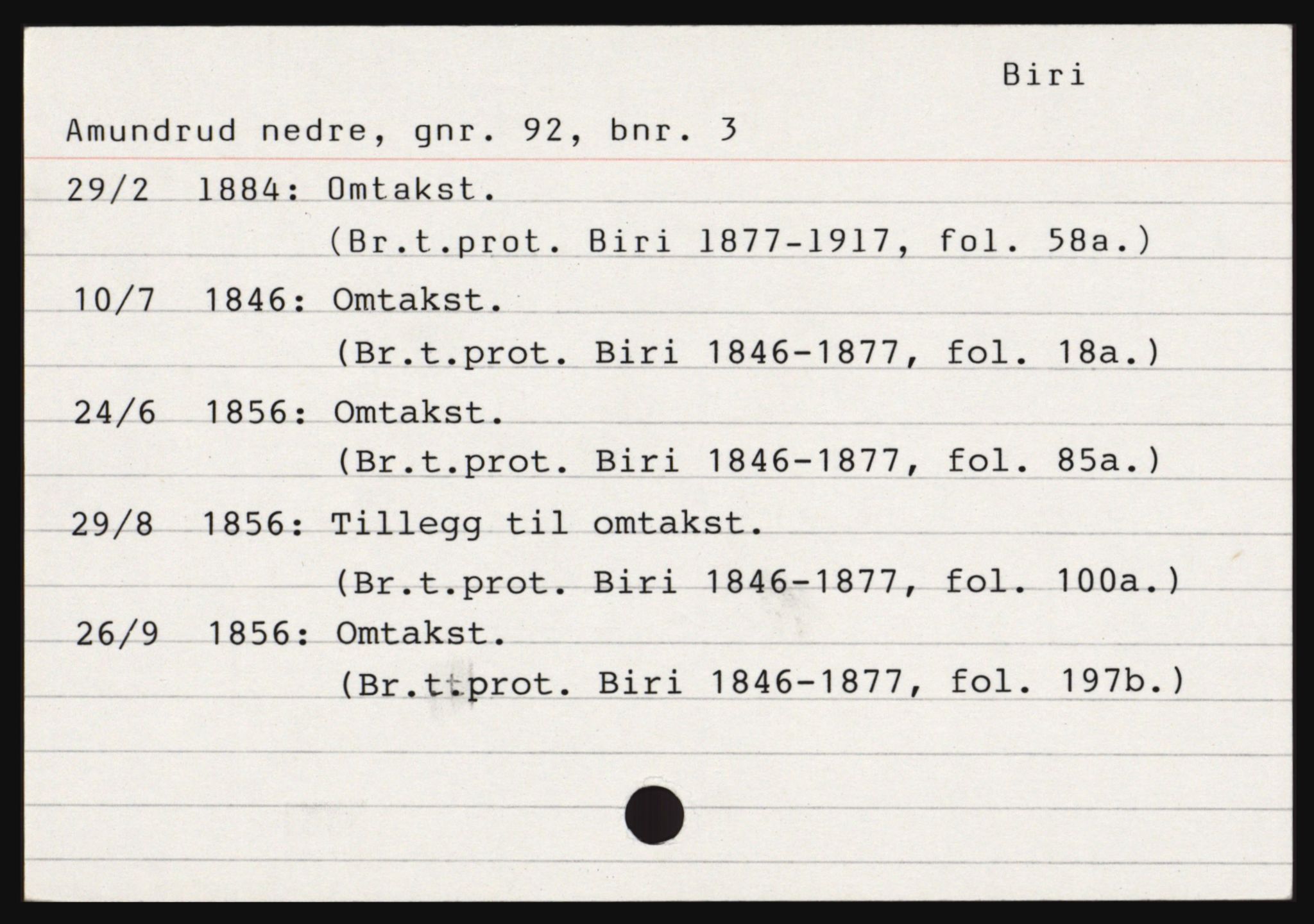 Norges Brannkasse, Biri, AV/SAH-NBRANB-043, s. 4