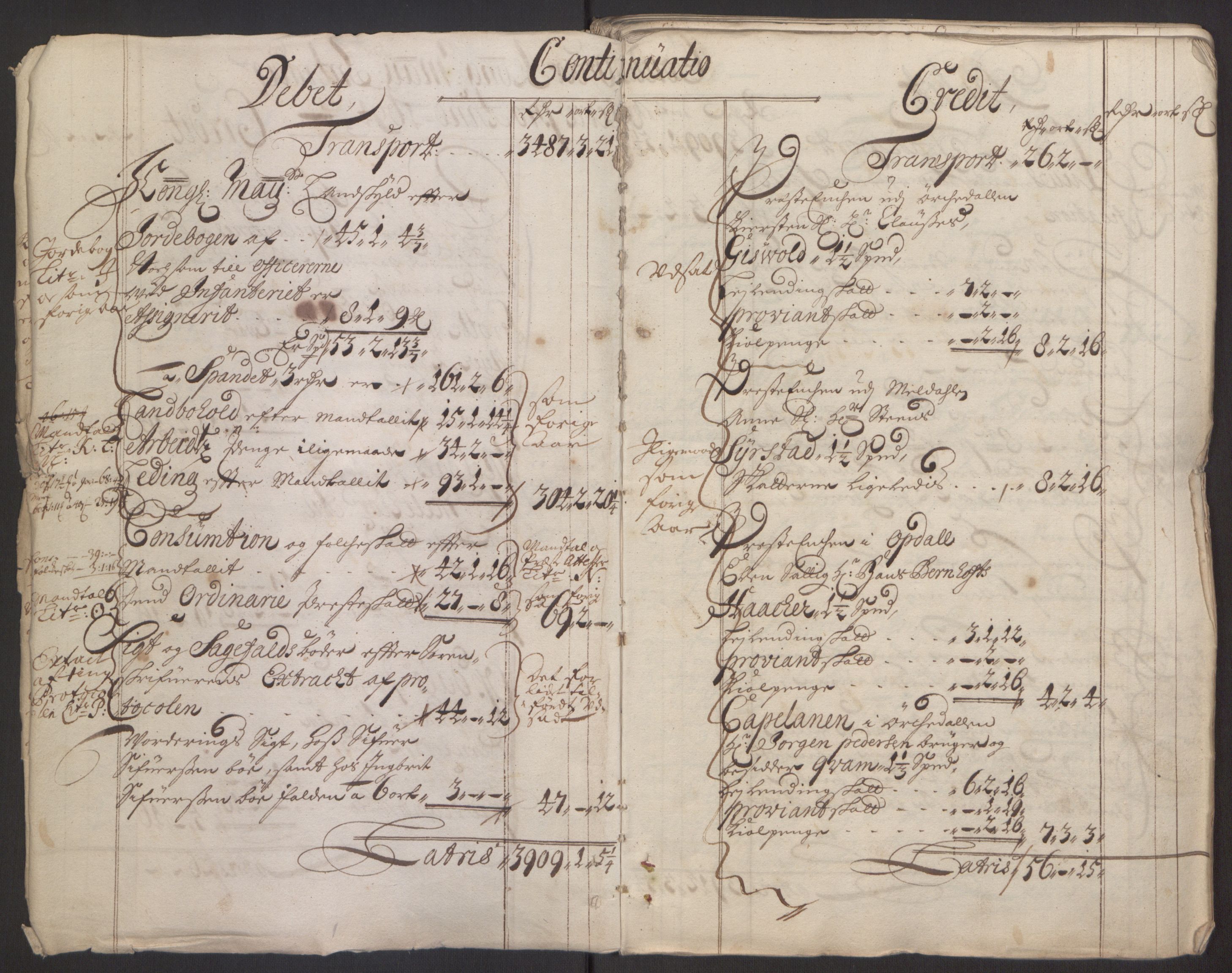 Rentekammeret inntil 1814, Reviderte regnskaper, Fogderegnskap, AV/RA-EA-4092/R60/L3944: Fogderegnskap Orkdal og Gauldal, 1694, s. 210
