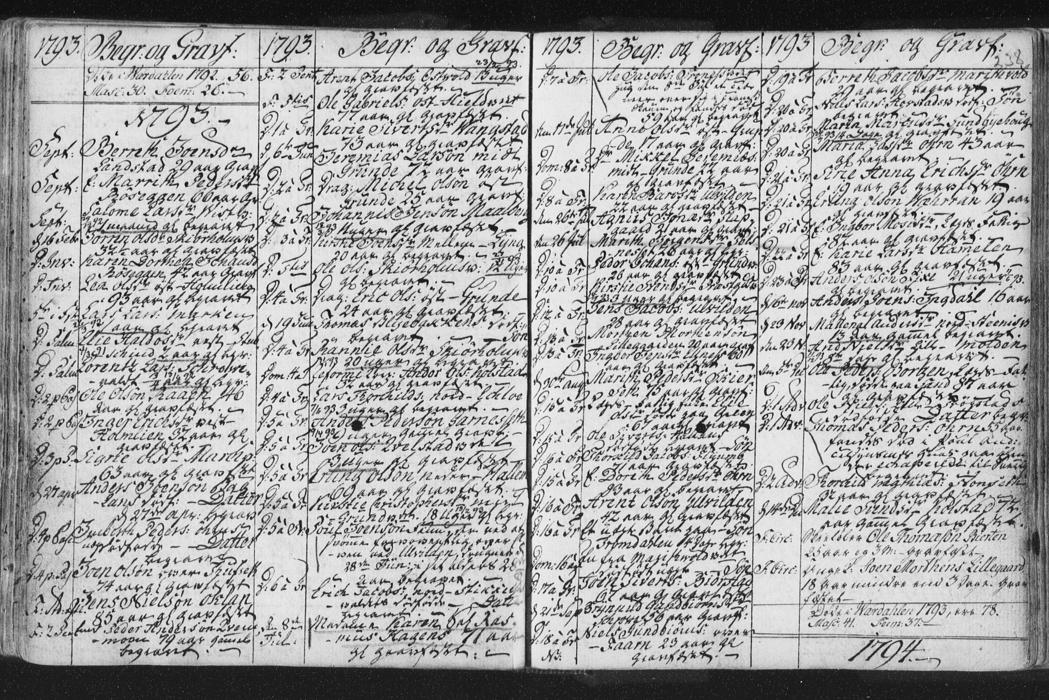 Ministerialprotokoller, klokkerbøker og fødselsregistre - Nord-Trøndelag, AV/SAT-A-1458/723/L0232: Ministerialbok nr. 723A03, 1781-1804, s. 238