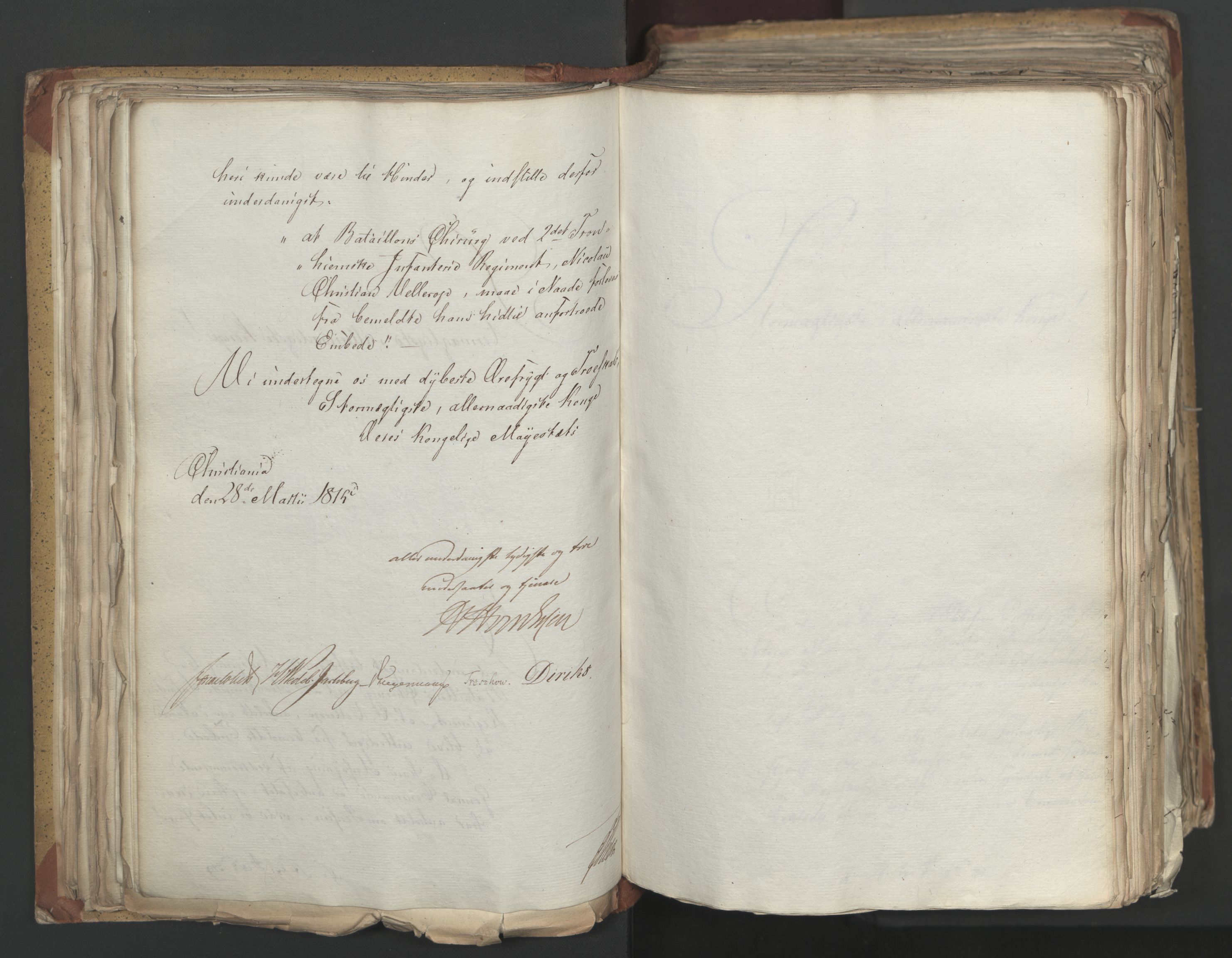 Statsrådsavdelingen i Stockholm, AV/RA-S-1003/D/Da/L0002: Regjeringsinnstillinger nr. 263-518, 1815, s. 116