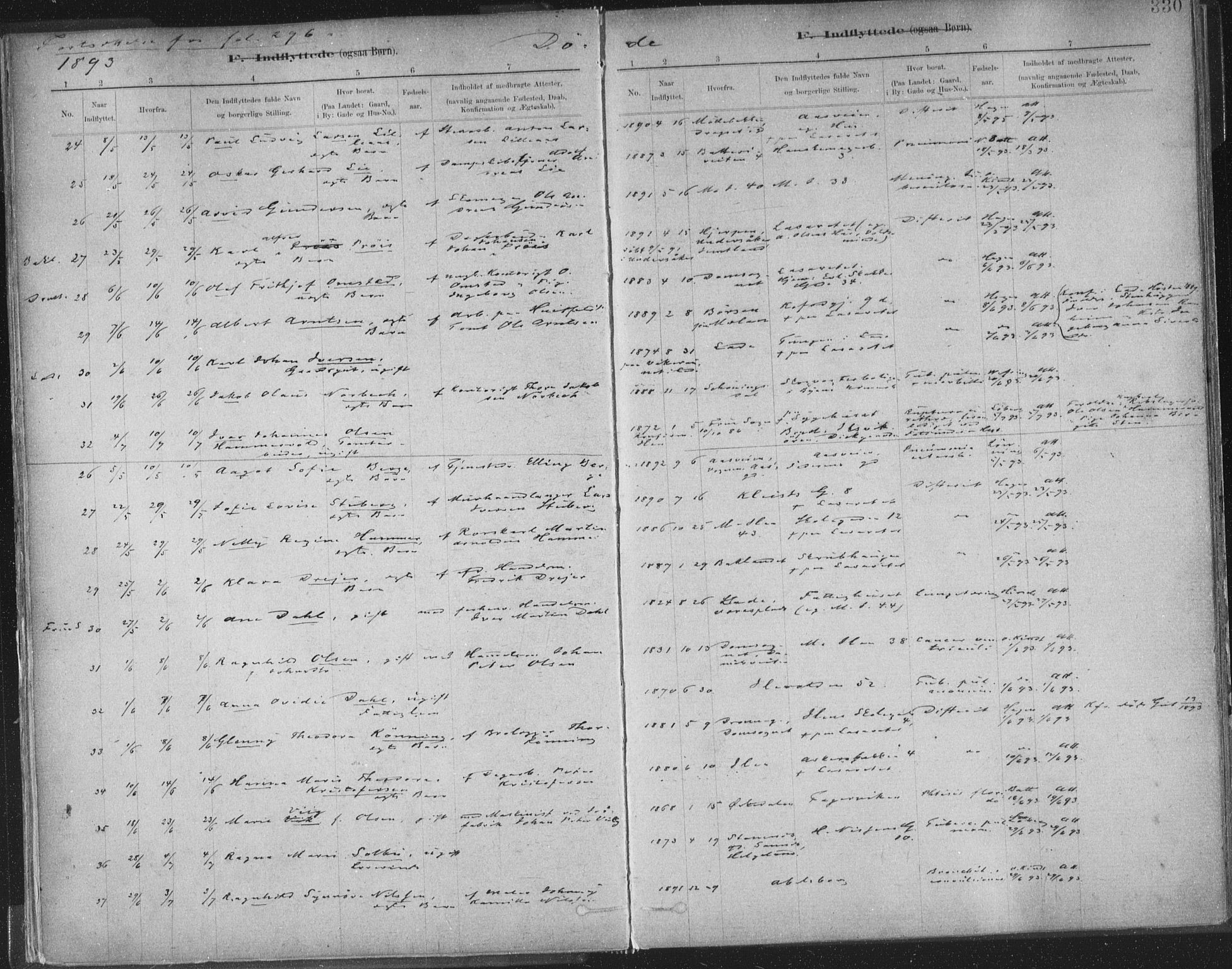 Ministerialprotokoller, klokkerbøker og fødselsregistre - Sør-Trøndelag, AV/SAT-A-1456/603/L0163: Ministerialbok nr. 603A02, 1879-1895, s. 330