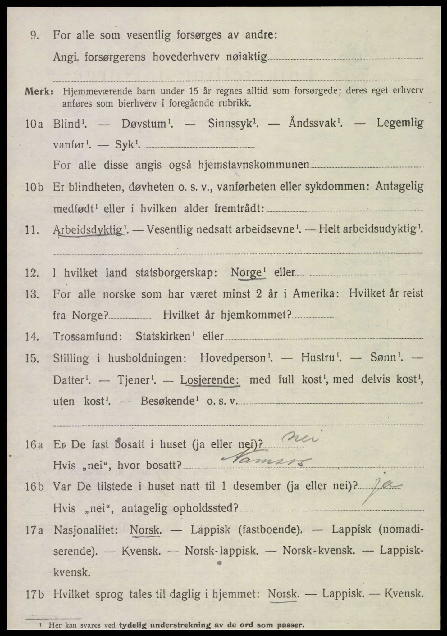 SAT, Folketelling 1920 for 1746 Klinga herred, 1920, s. 2118