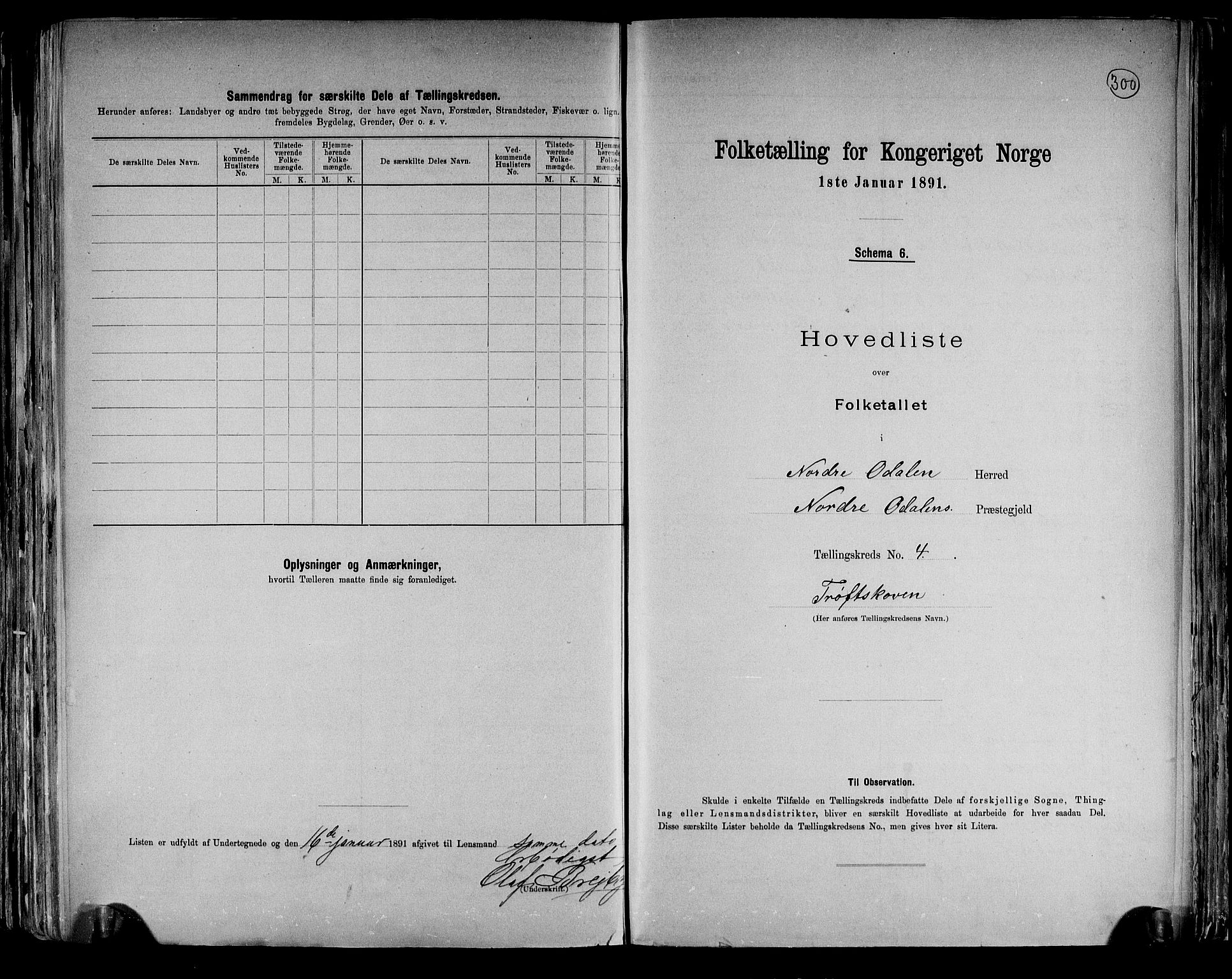 RA, Folketelling 1891 for 0418 Nord-Odal herred, 1891, s. 12