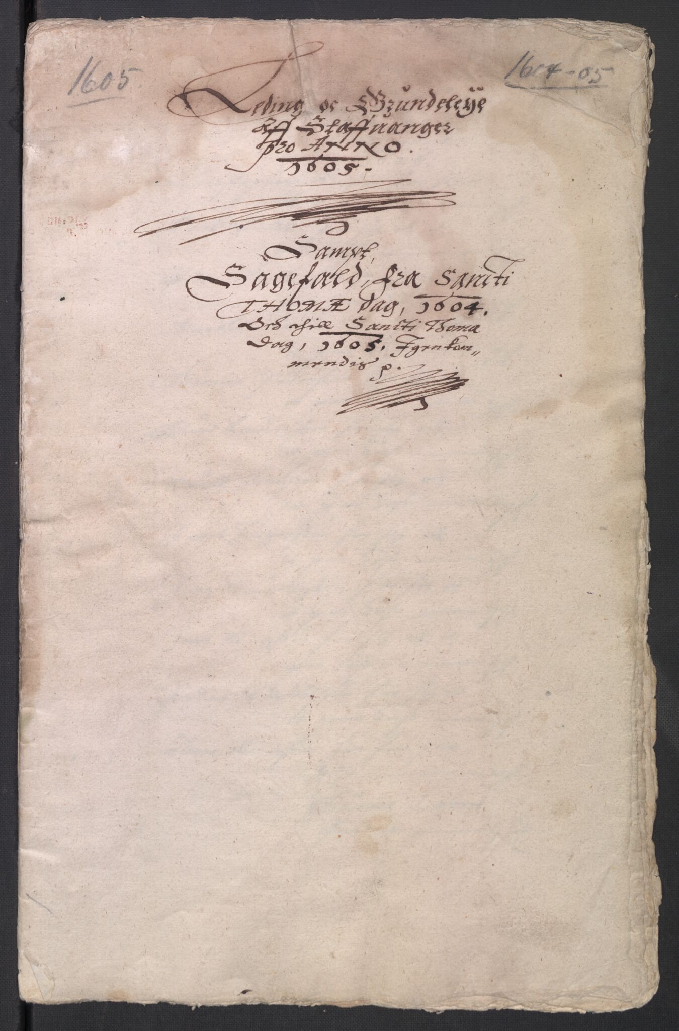 Rentekammeret inntil 1814, Reviderte regnskaper, Byregnskaper, AV/RA-EA-4066/R/Ro/L0297: [O1] By- og tollregnskap, 1602-1624, s. 46