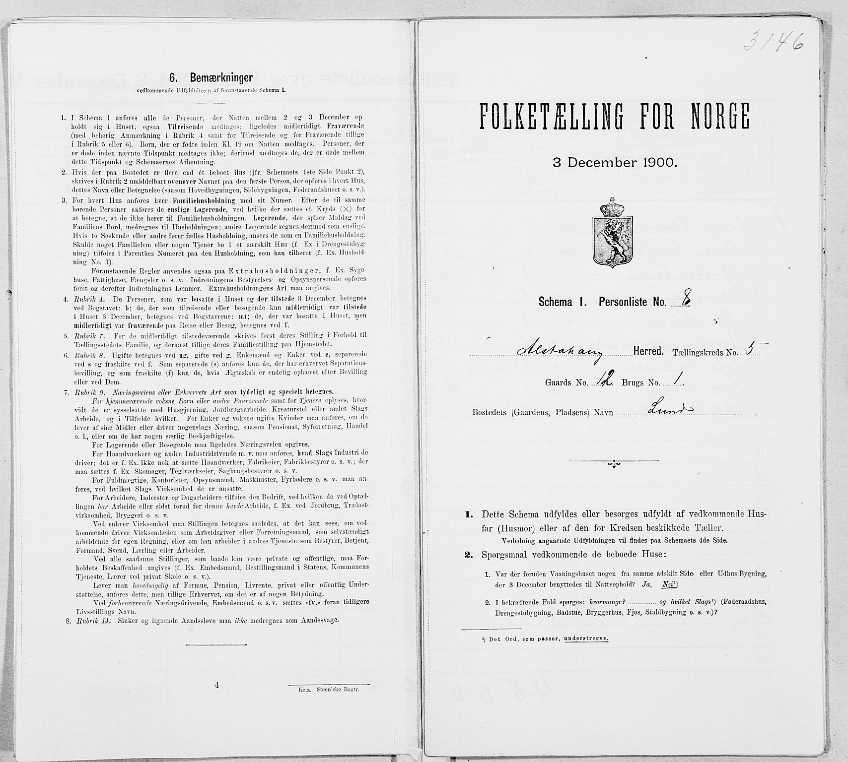 SAT, Folketelling 1900 for 1820 Alstahaug herred, 1900, s. 740