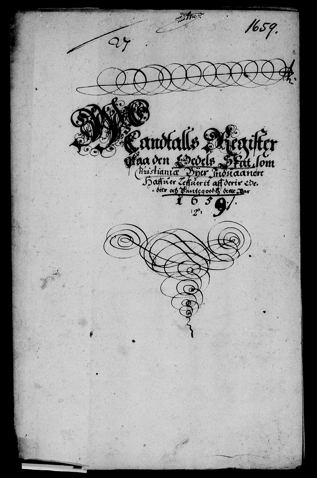 Rentekammeret inntil 1814, Reviderte regnskaper, Lensregnskaper, AV/RA-EA-5023/R/Rb/Rba/L0252: Akershus len, 1659-1660