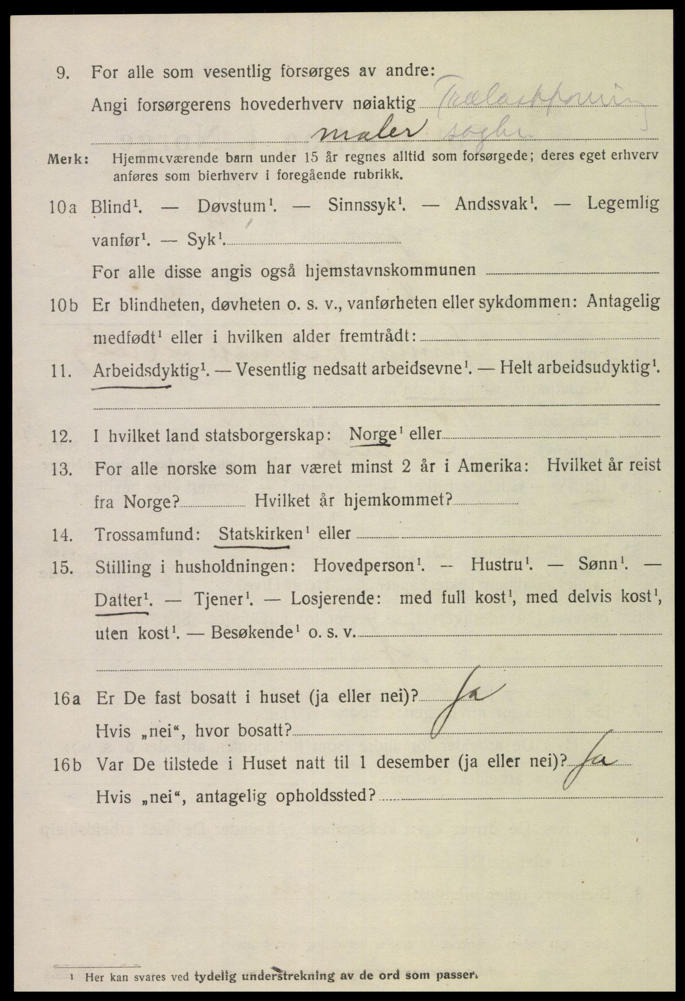 SAT, Folketelling 1920 for 1703 Namsos ladested, 1920, s. 5954