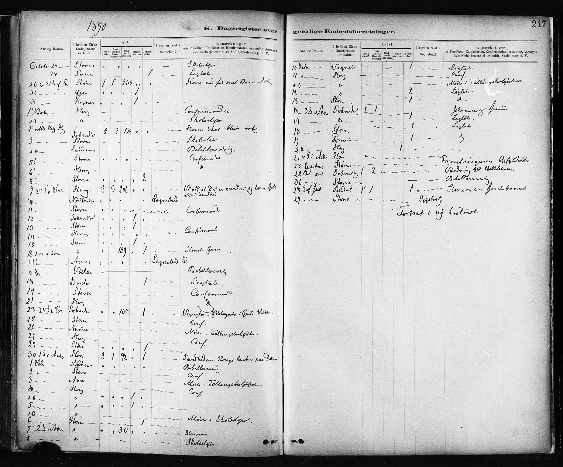 Ministerialprotokoller, klokkerbøker og fødselsregistre - Sør-Trøndelag, SAT/A-1456/687/L1002: Ministerialbok nr. 687A08, 1878-1890, s. 247