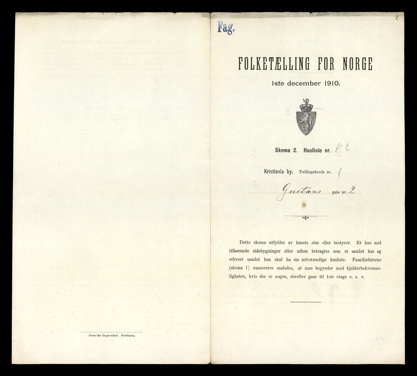 RA, Folketelling 1910 for 0301 Kristiania kjøpstad, 1910, s. 31693