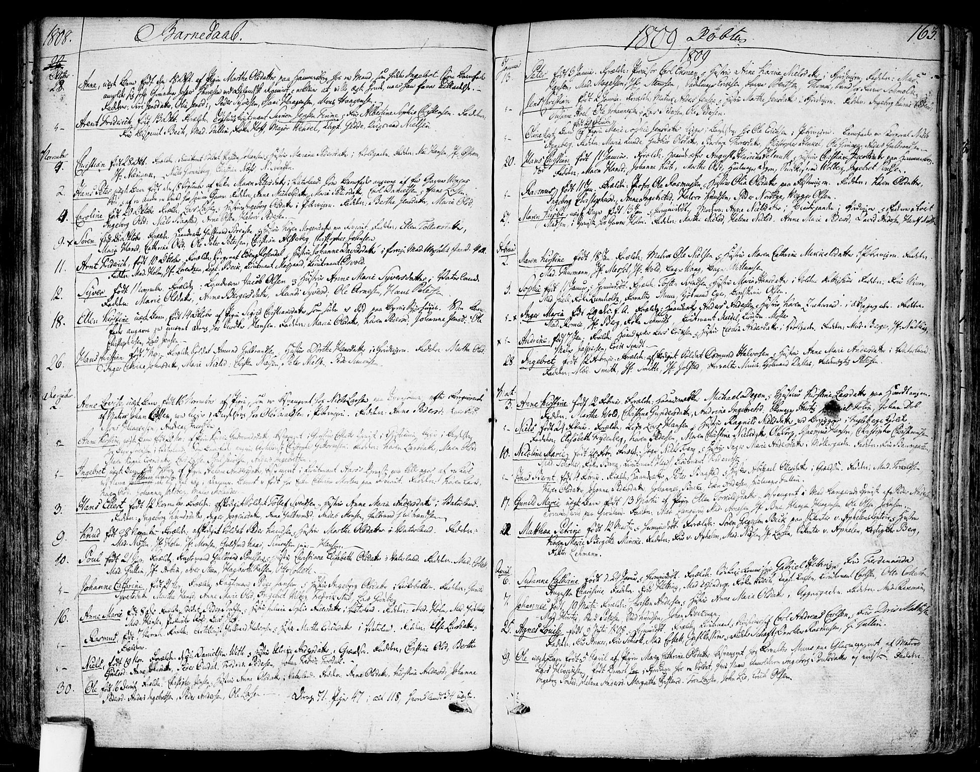 Garnisonsmenigheten Kirkebøker, SAO/A-10846/F/Fa/L0003: Ministerialbok nr. 3, 1777-1809, s. 163